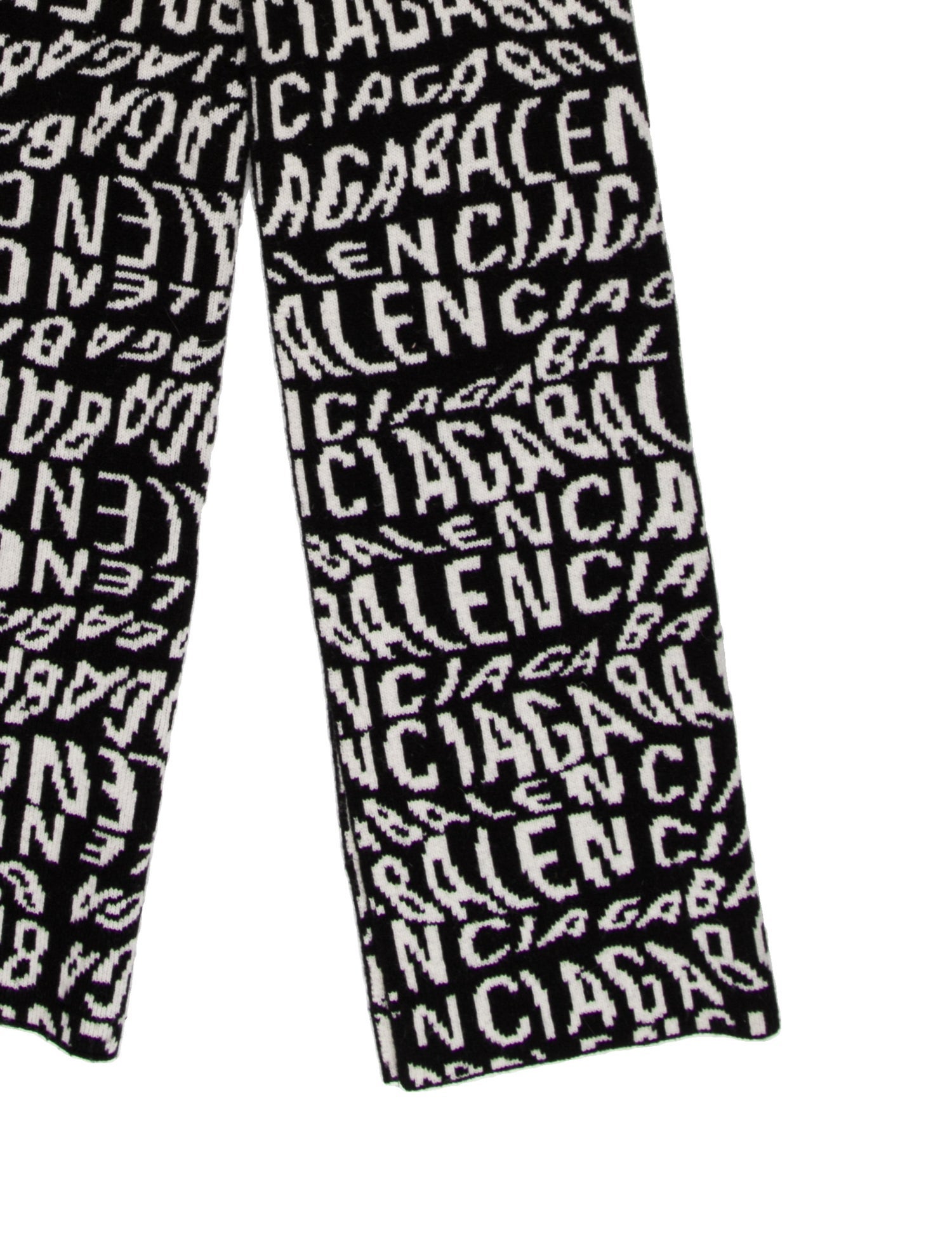 Balenciaga Wool Printed Scarf