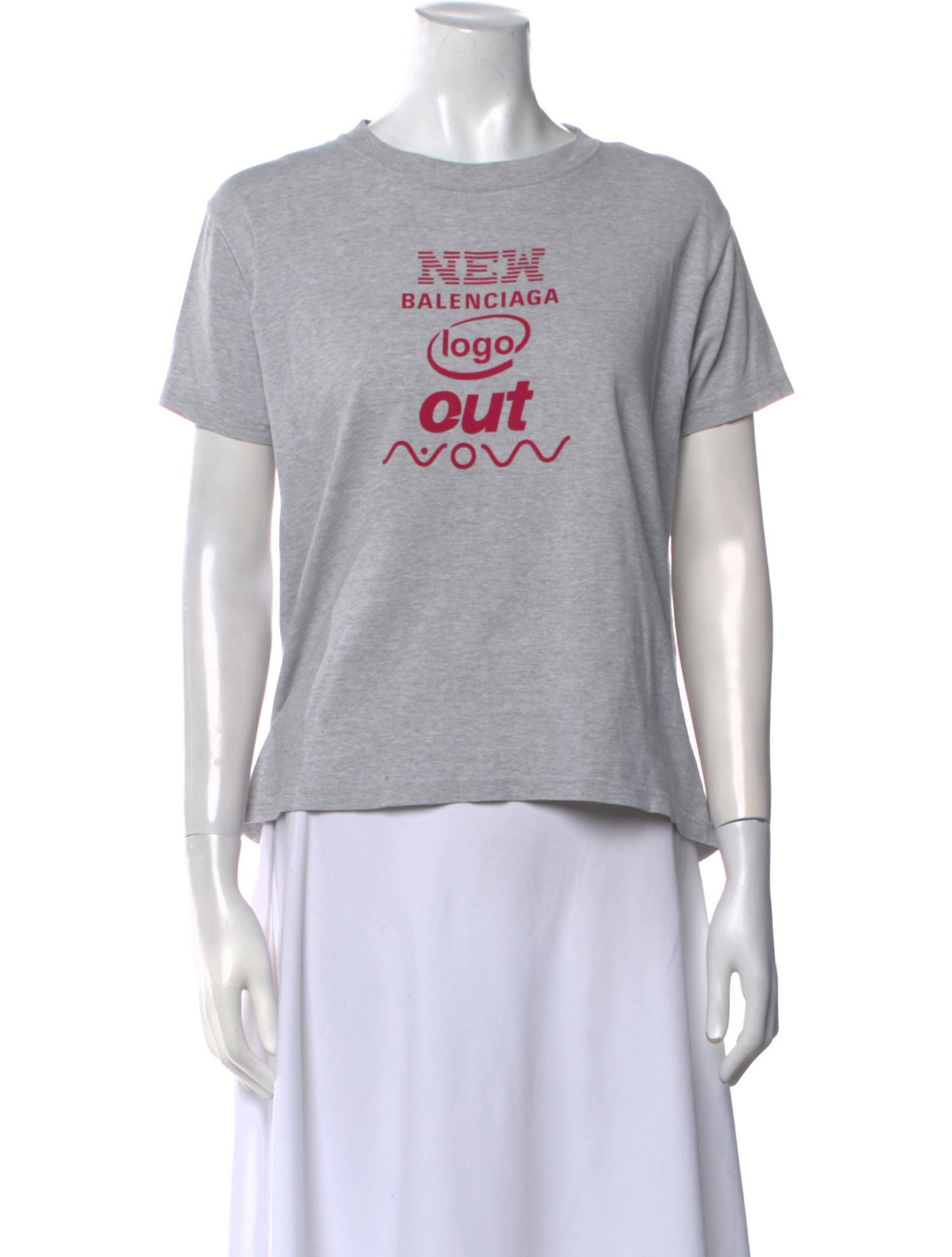 Balenciaga 'New Logo Out' Graphic Print T-Shirt