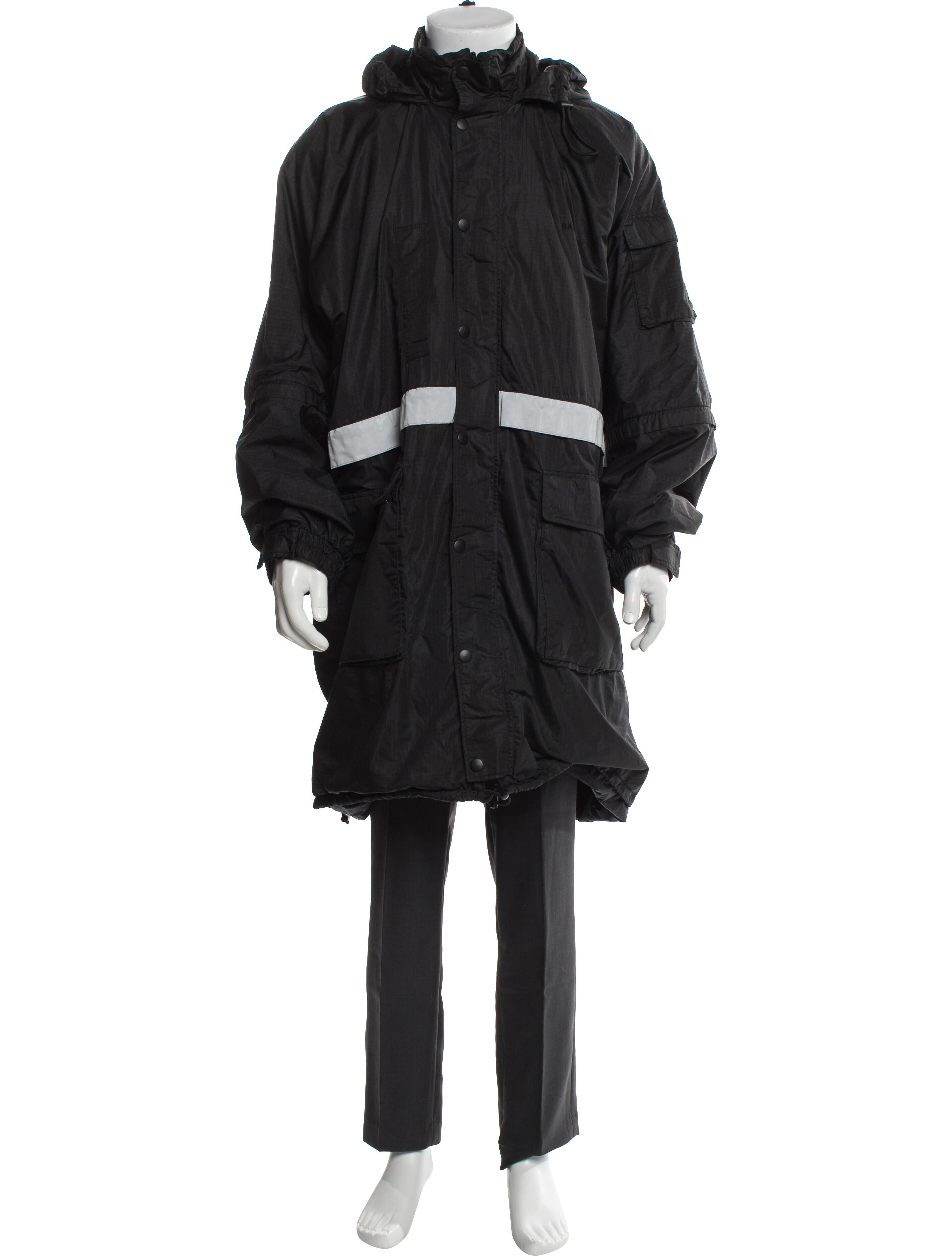 Balenciaga 2018 Signature Logo Parka