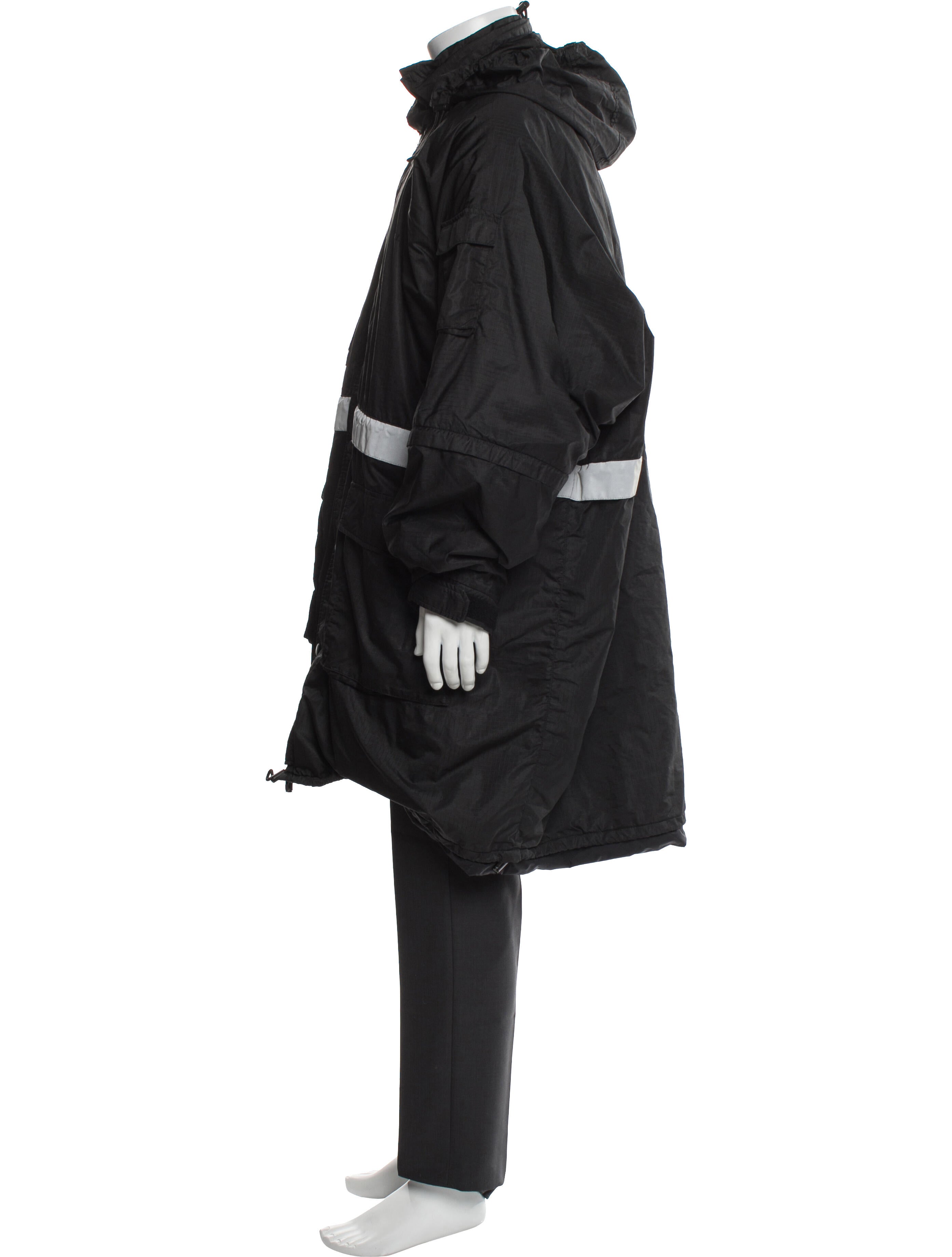 Balenciaga 2018 Signature Logo Parka