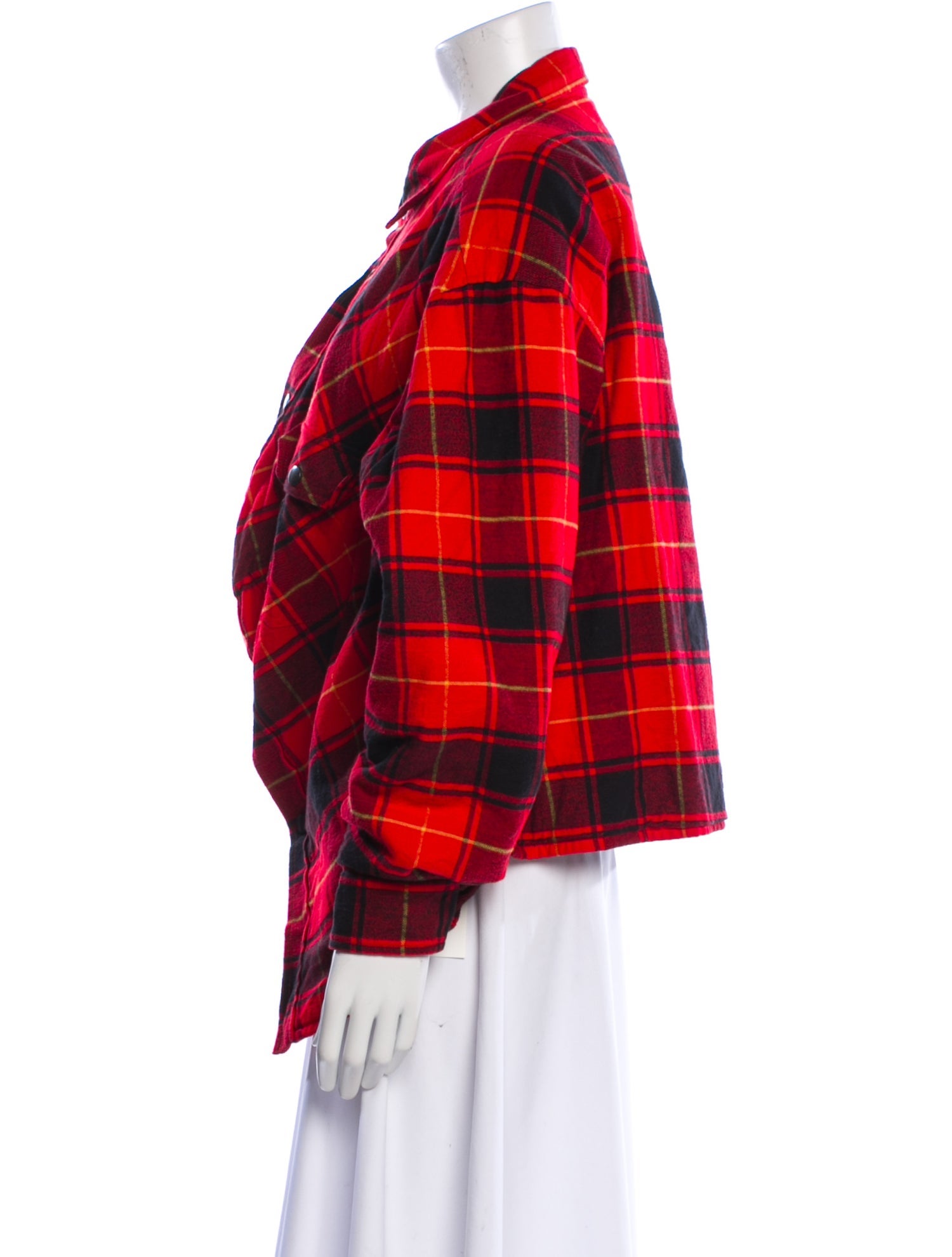 Balenciaga 2019 Plaid Print Jacket