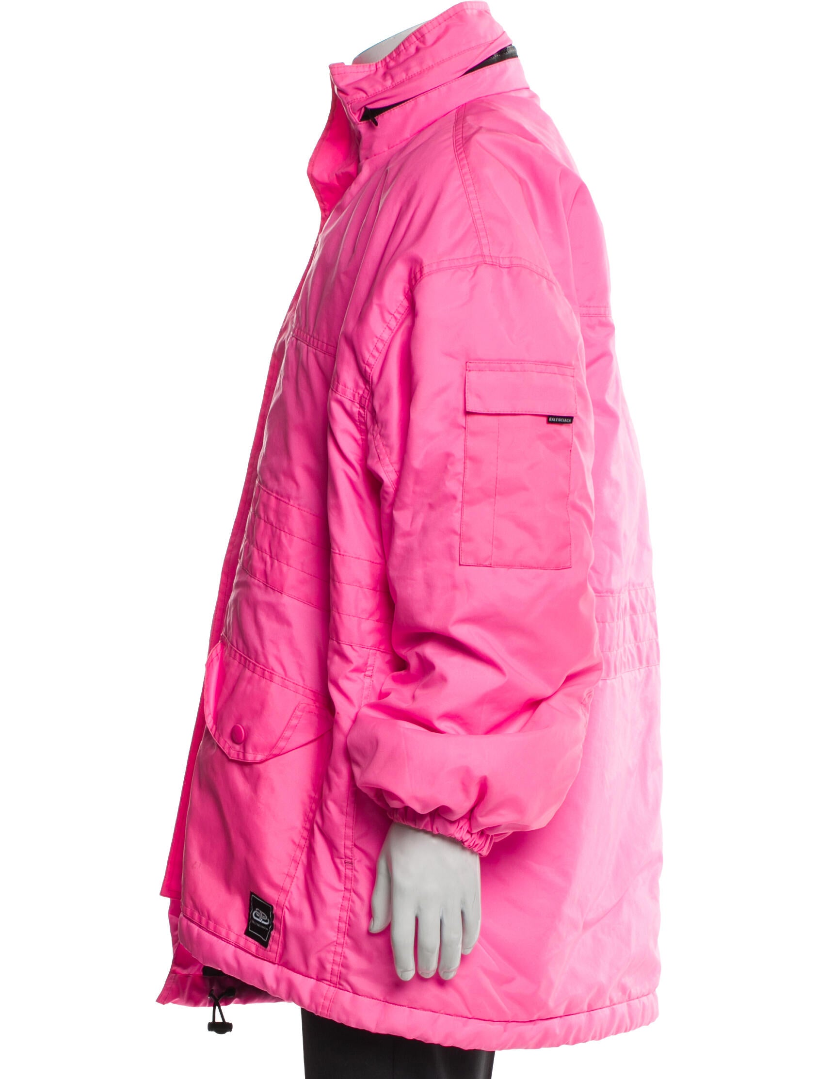 Balenciaga 2020 Asymmetrical Parka