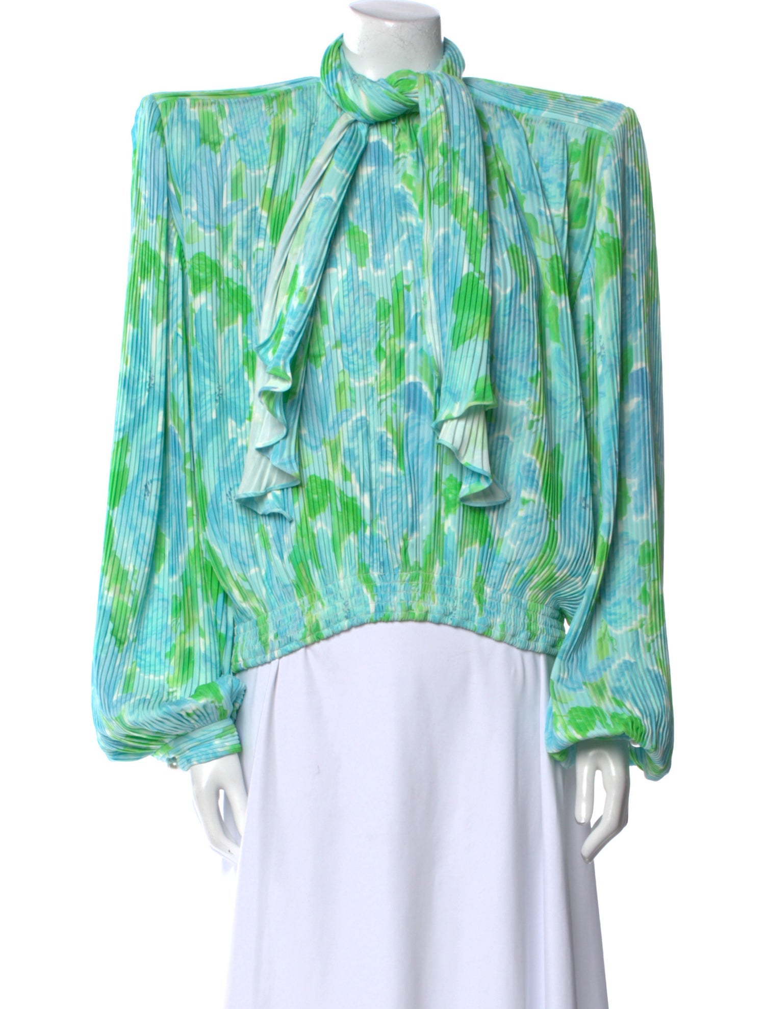 Balenciaga 2019 Printed Blouse