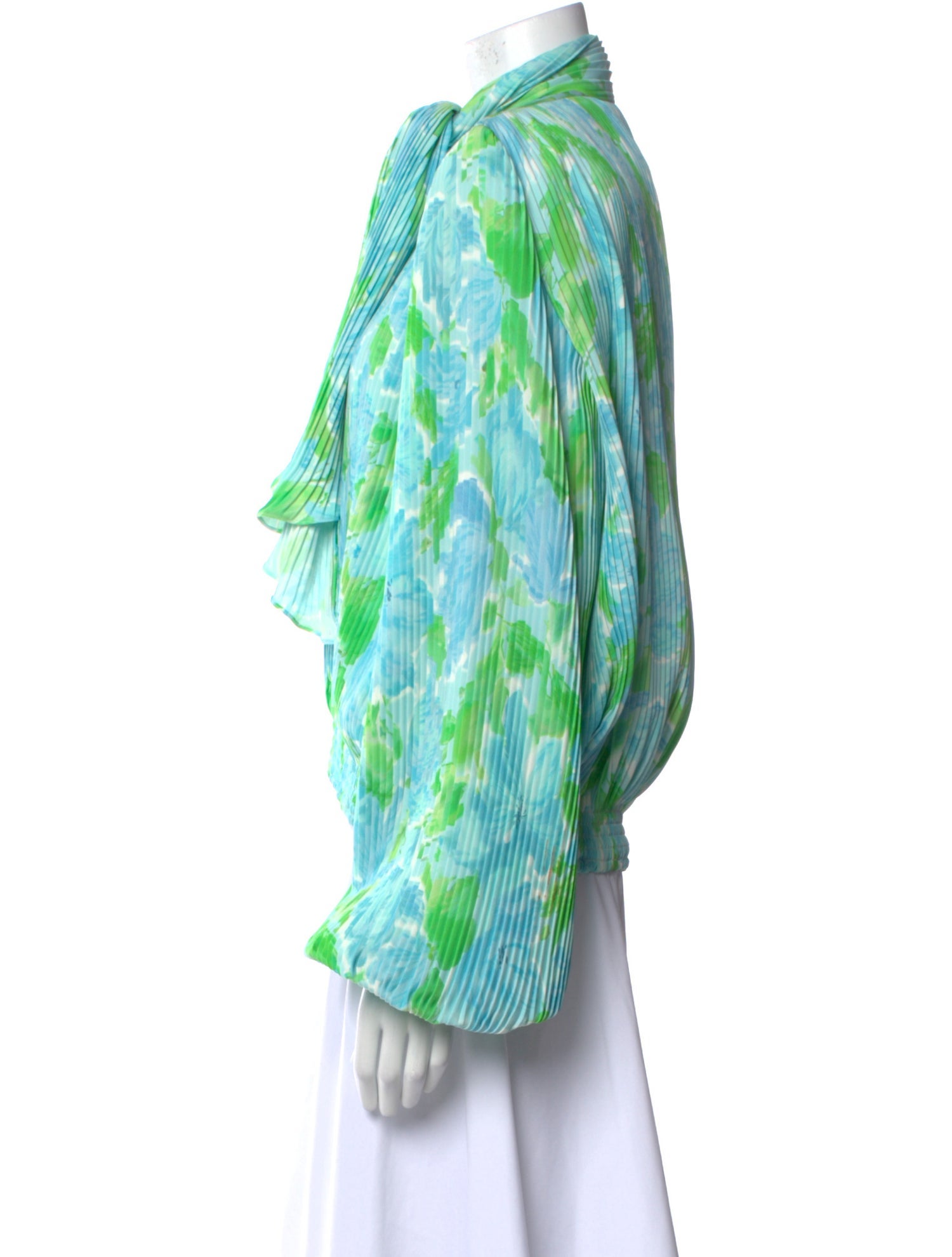 Balenciaga 2019 Printed Blouse