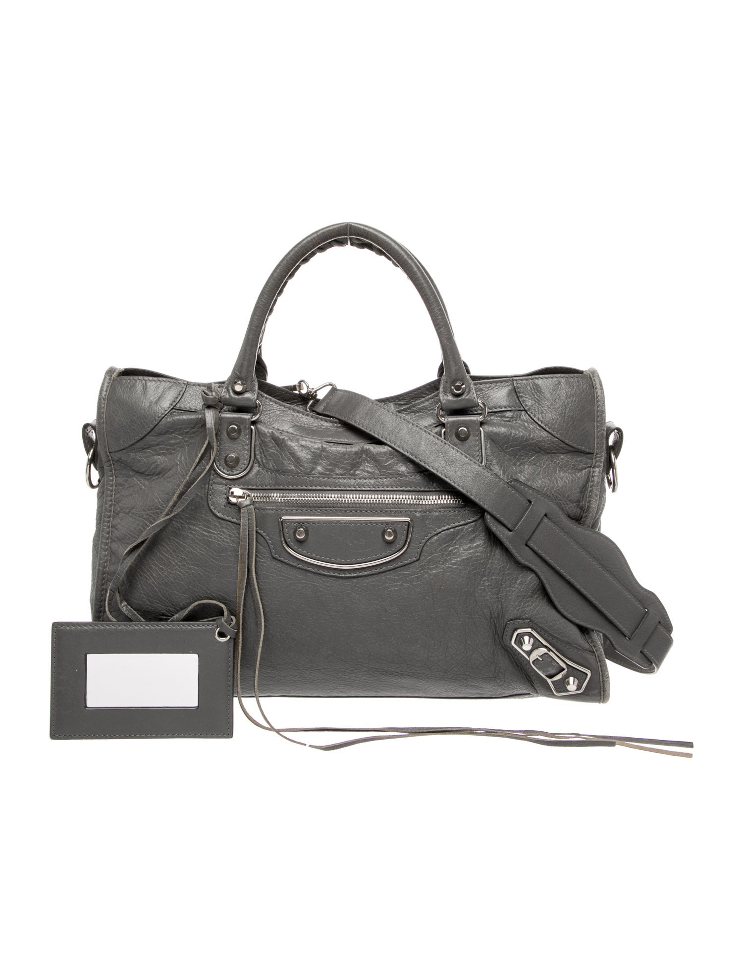 Balenciaga Leather Motocross Classic City