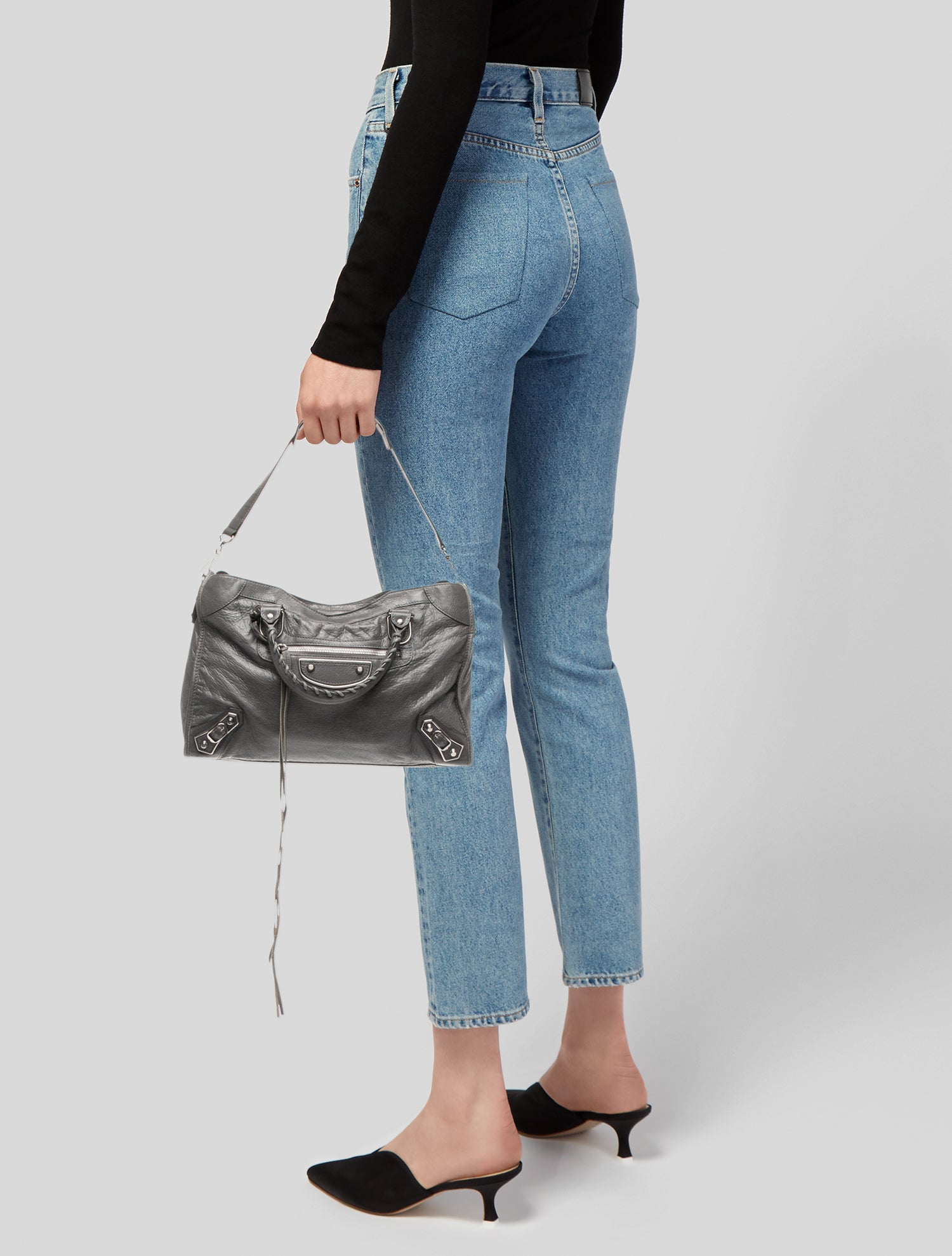 Balenciaga Leather Motocross Classic City