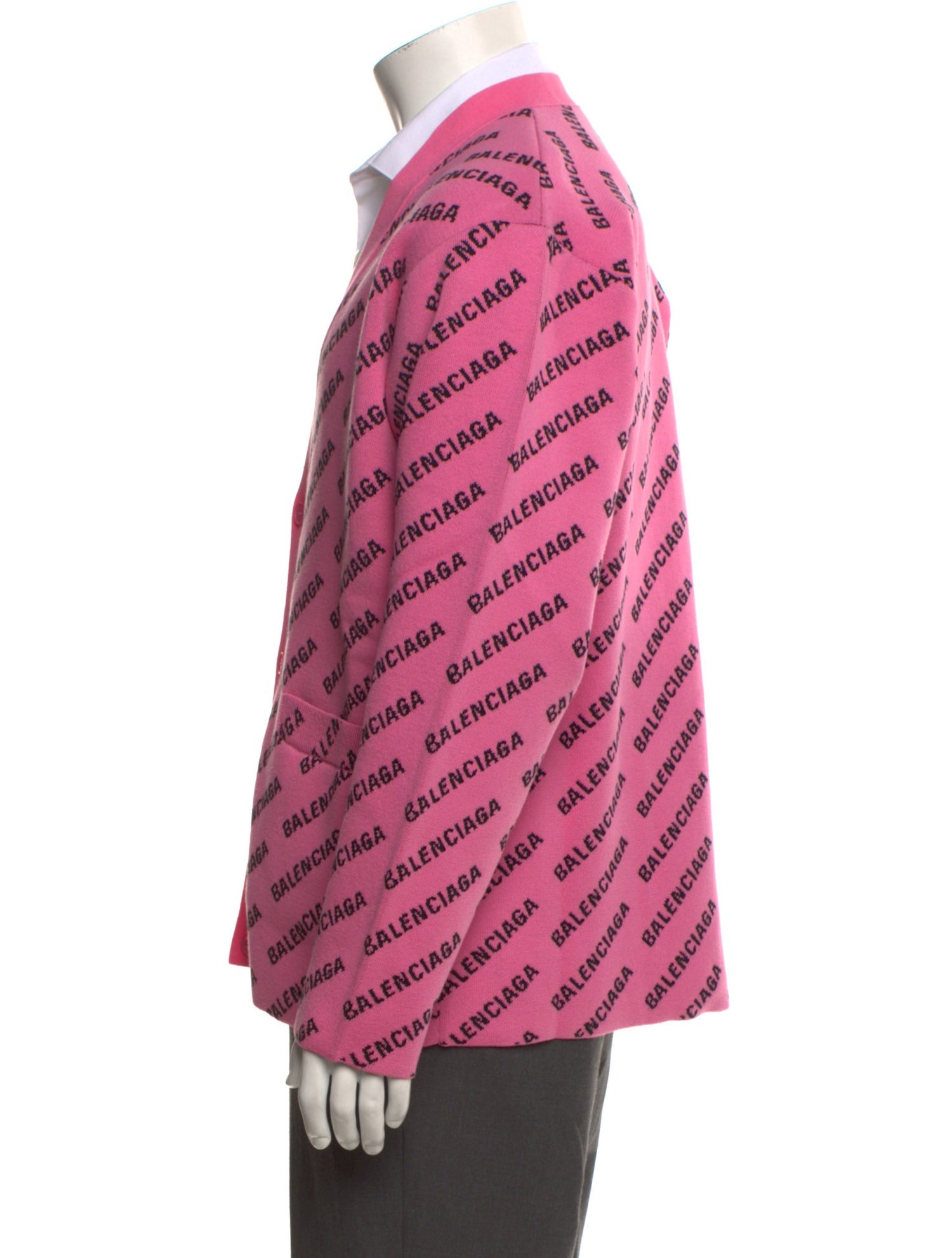 Balenciaga 2022 Printed Cardigan w/ Tags