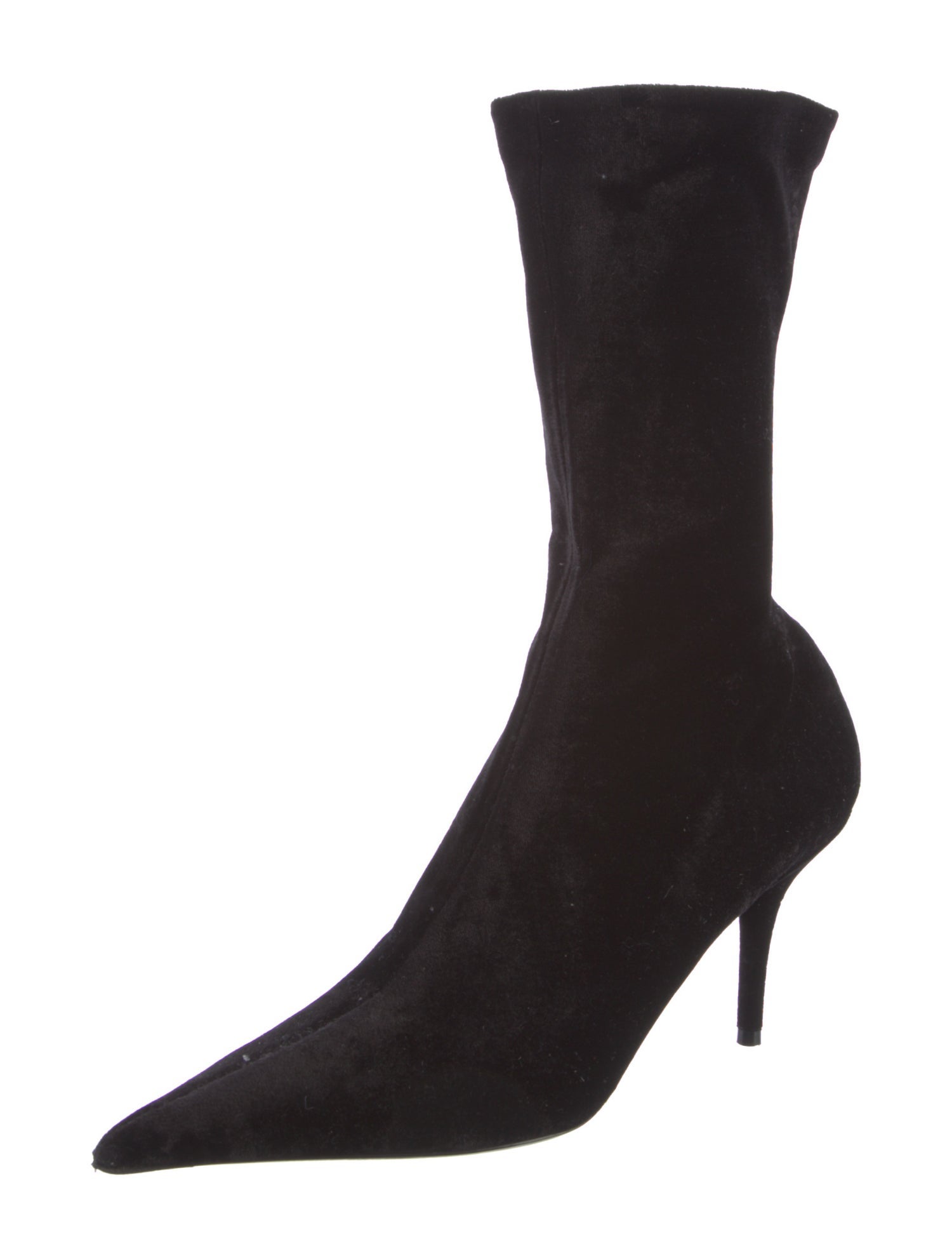 Balenciaga Velvet Sock Boots