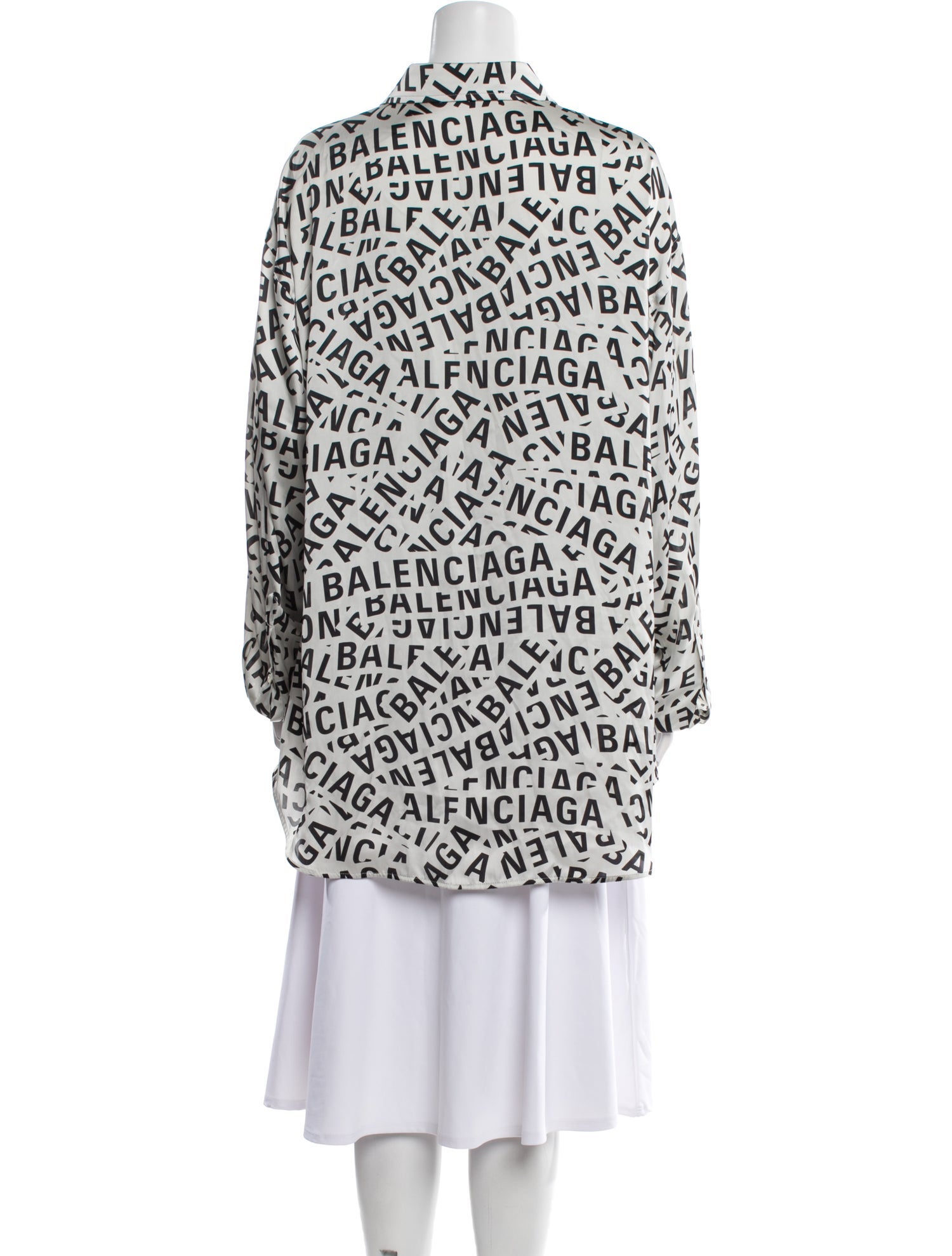 Balenciaga 2022 Printed Tunic