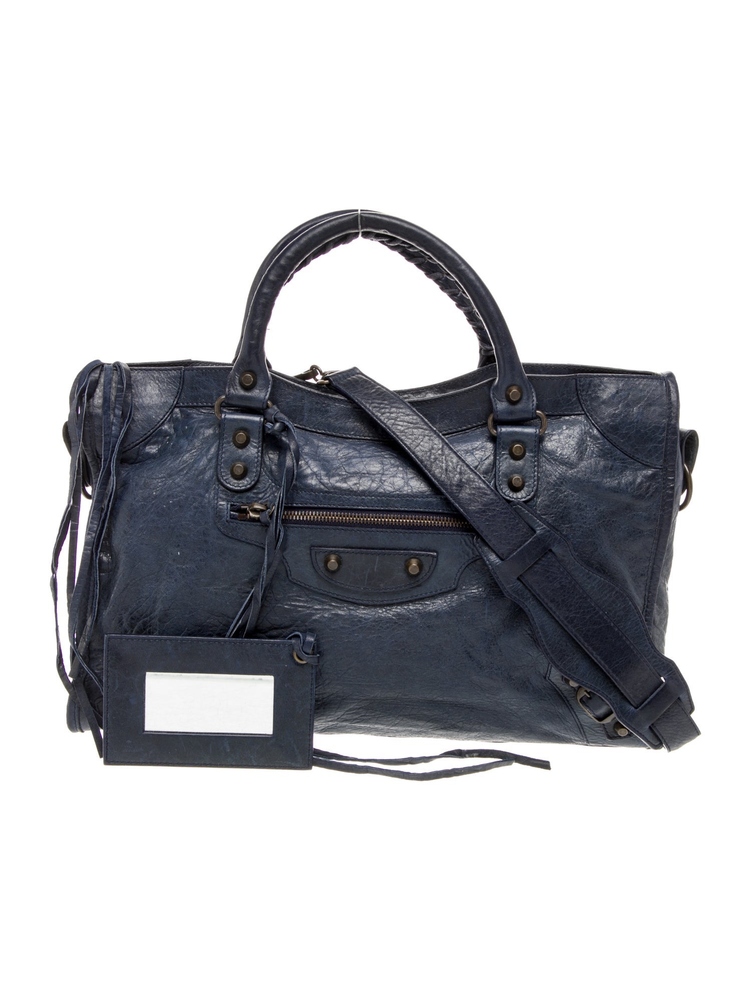 Balenciaga Leather Motocross Classic City