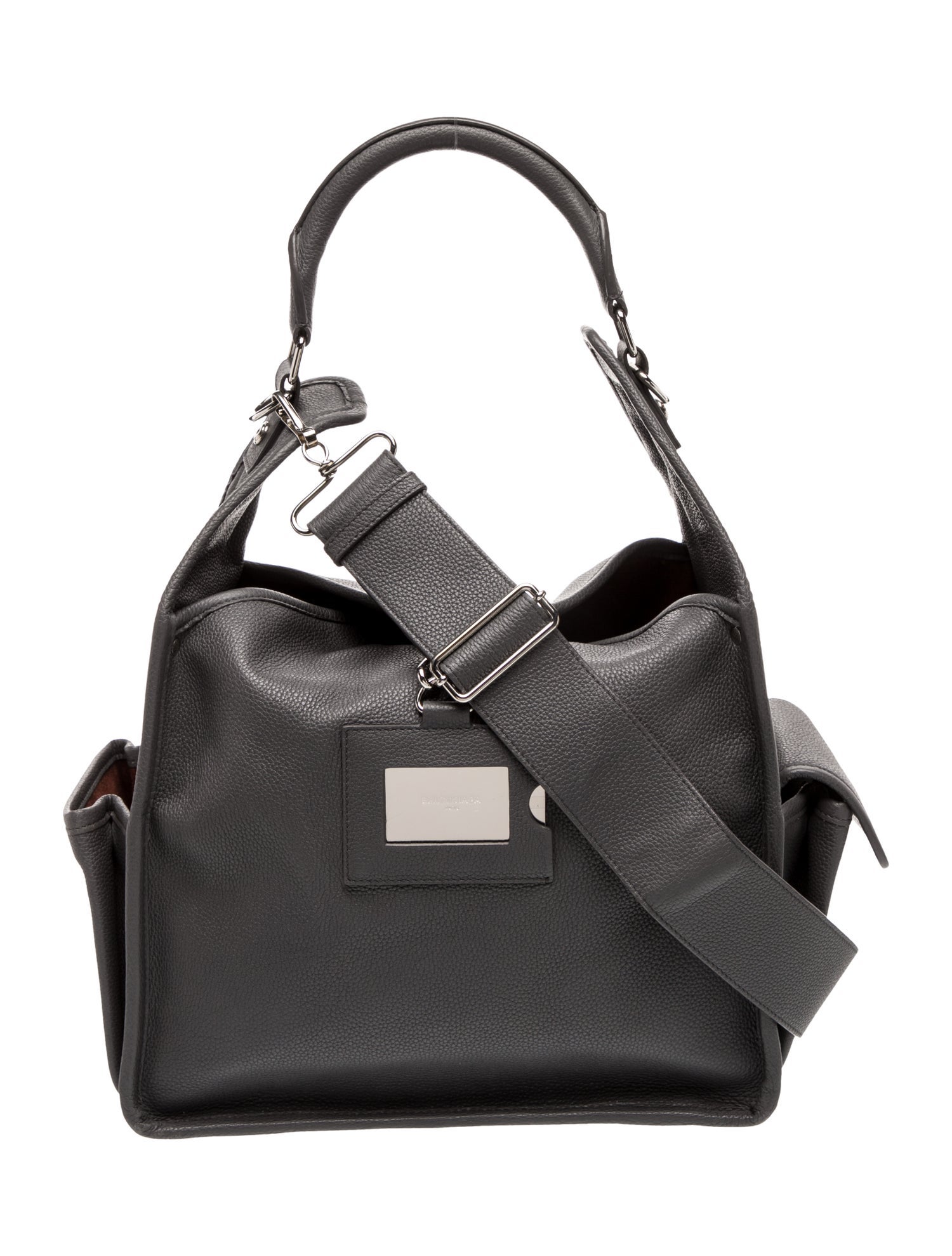 Balenciaga Leather Motocross City Metallic Edge