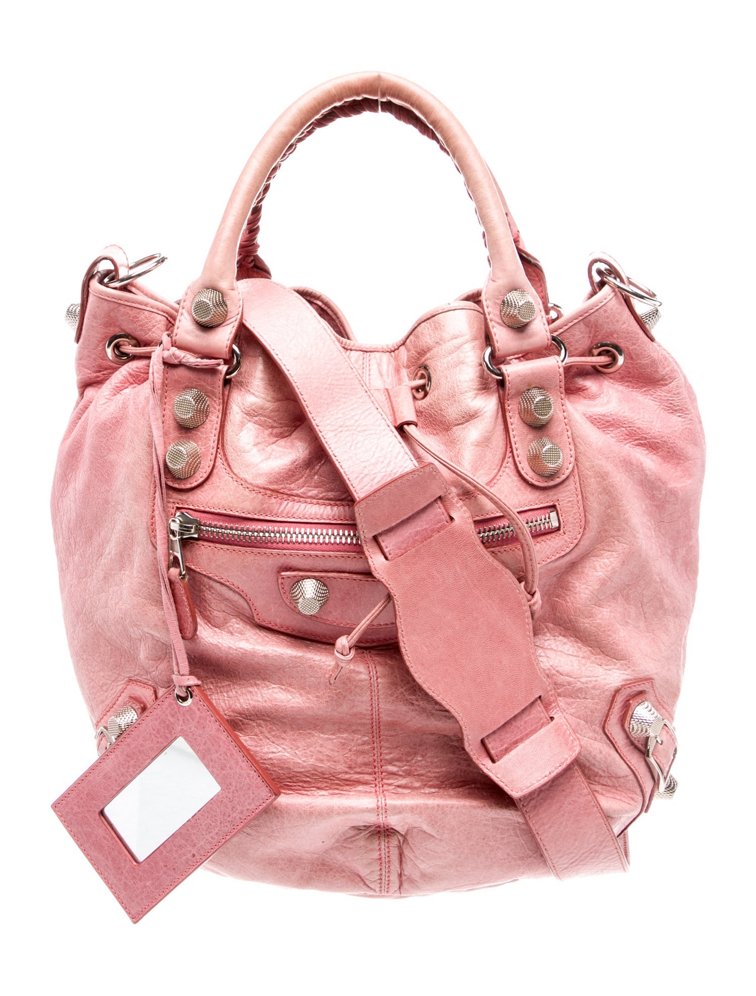 Balenciaga Leather Pompon