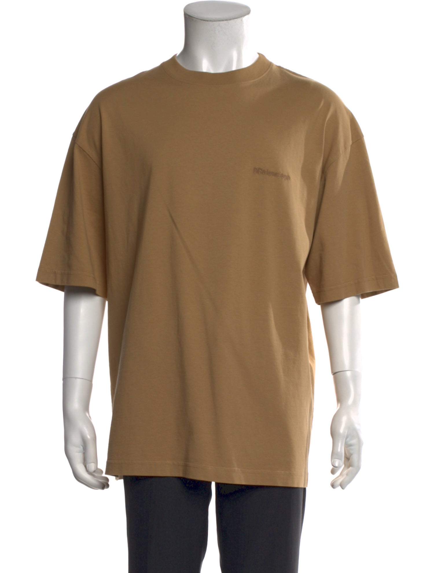 Balenciaga Signature Logo Crew Neck T-Shirt