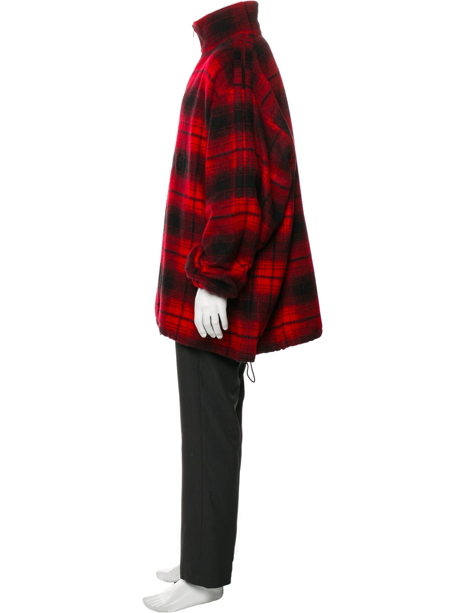 Balenciaga 2019 Signature Logo Overcoat