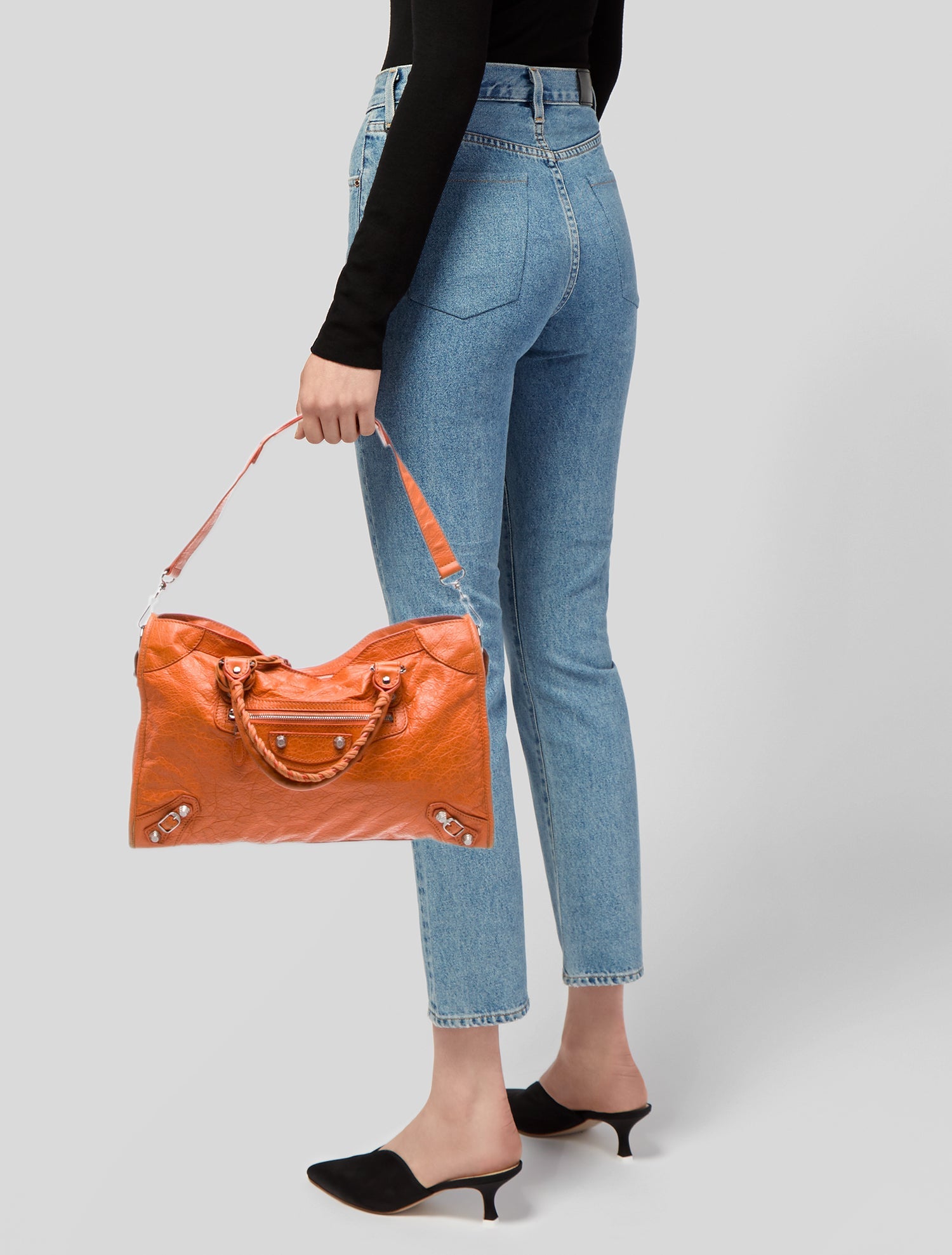 Balenciaga Leather Motocross Classic City