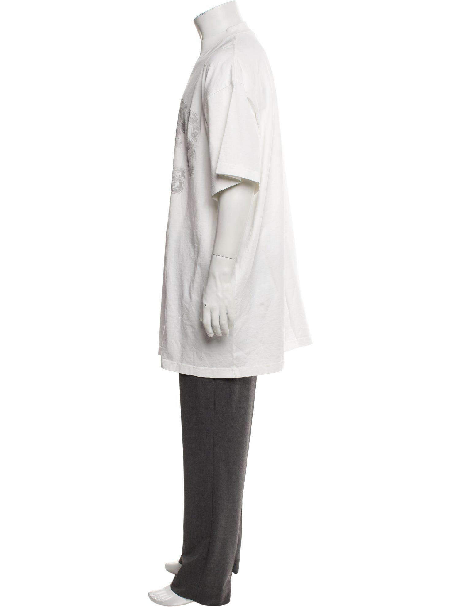 Balenciaga Graphic Print Crew Neck T-Shirt