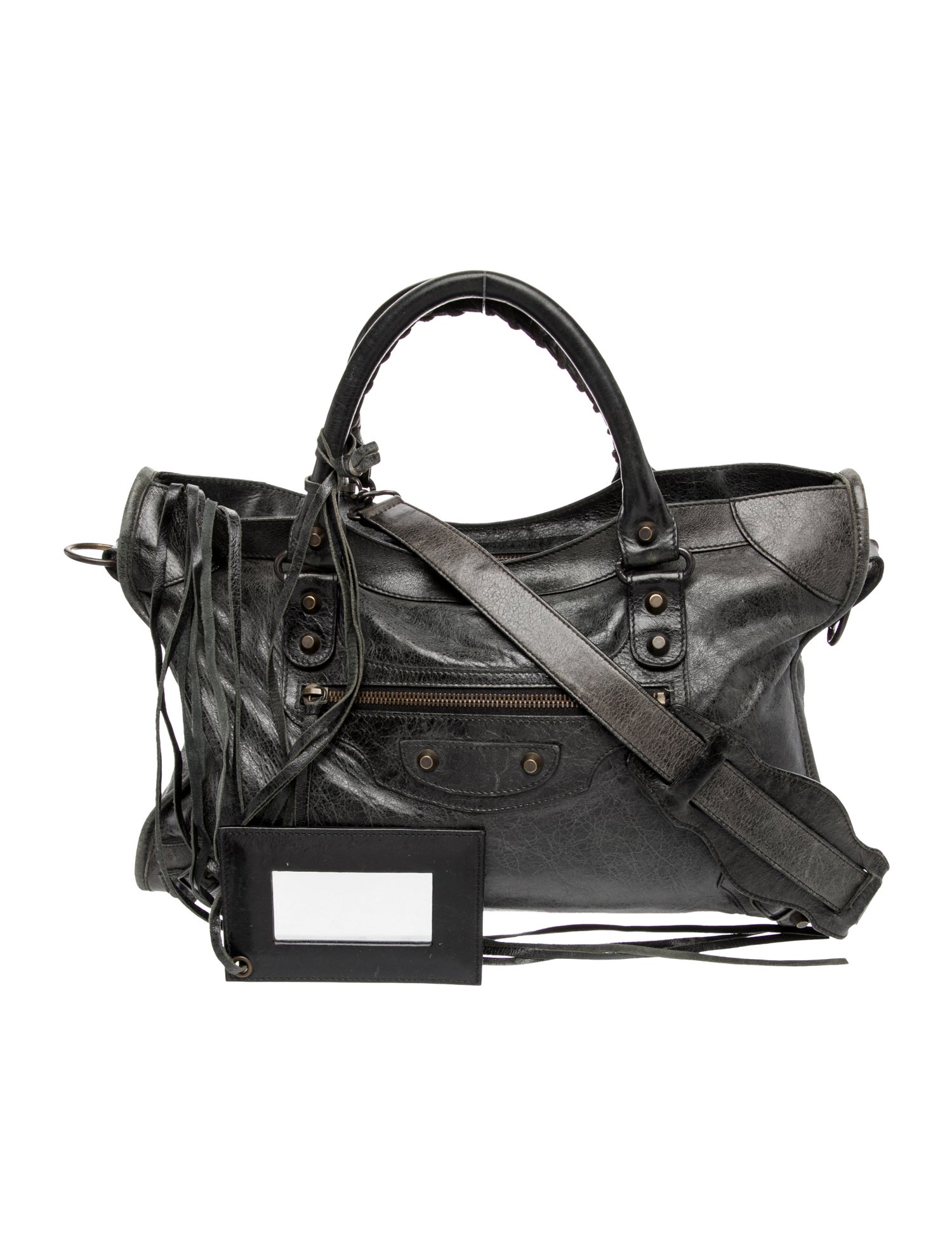 Balenciaga Leather Motocross Classic City