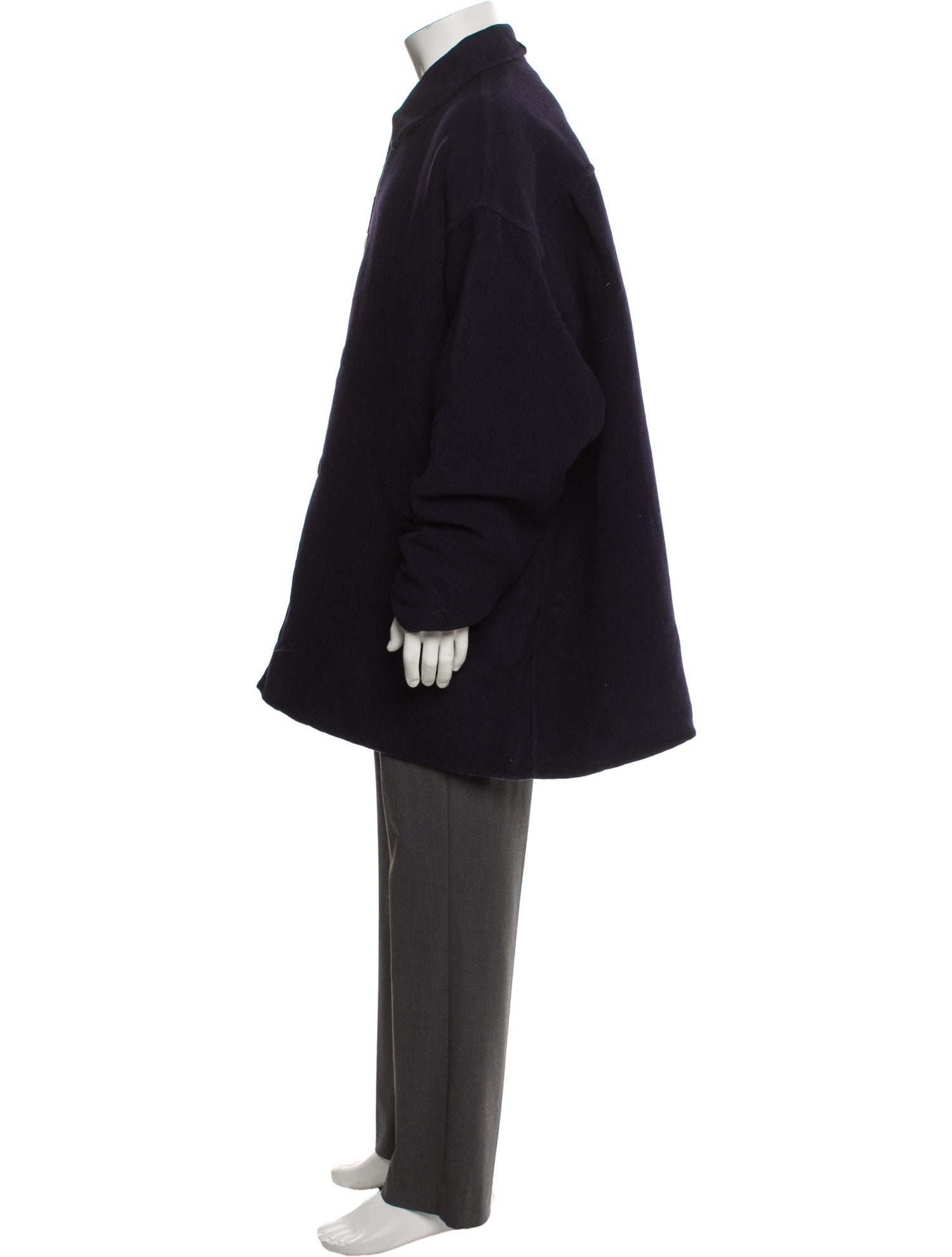 Balenciaga Virgin Wool Overcoat