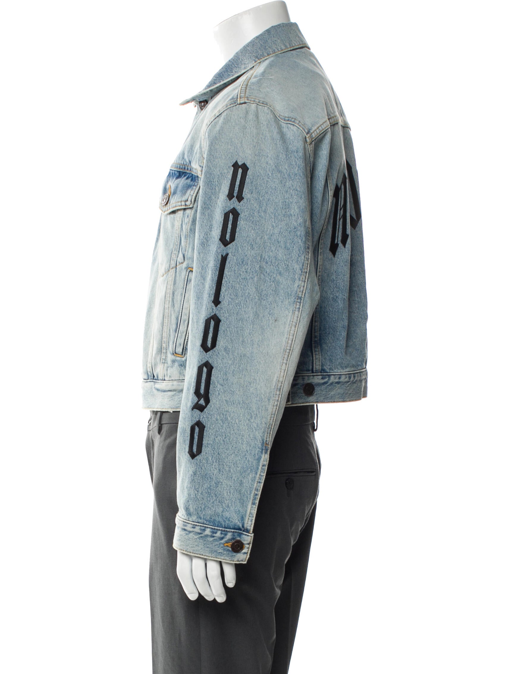 Balenciaga 2024 No Logo Denim Jacket