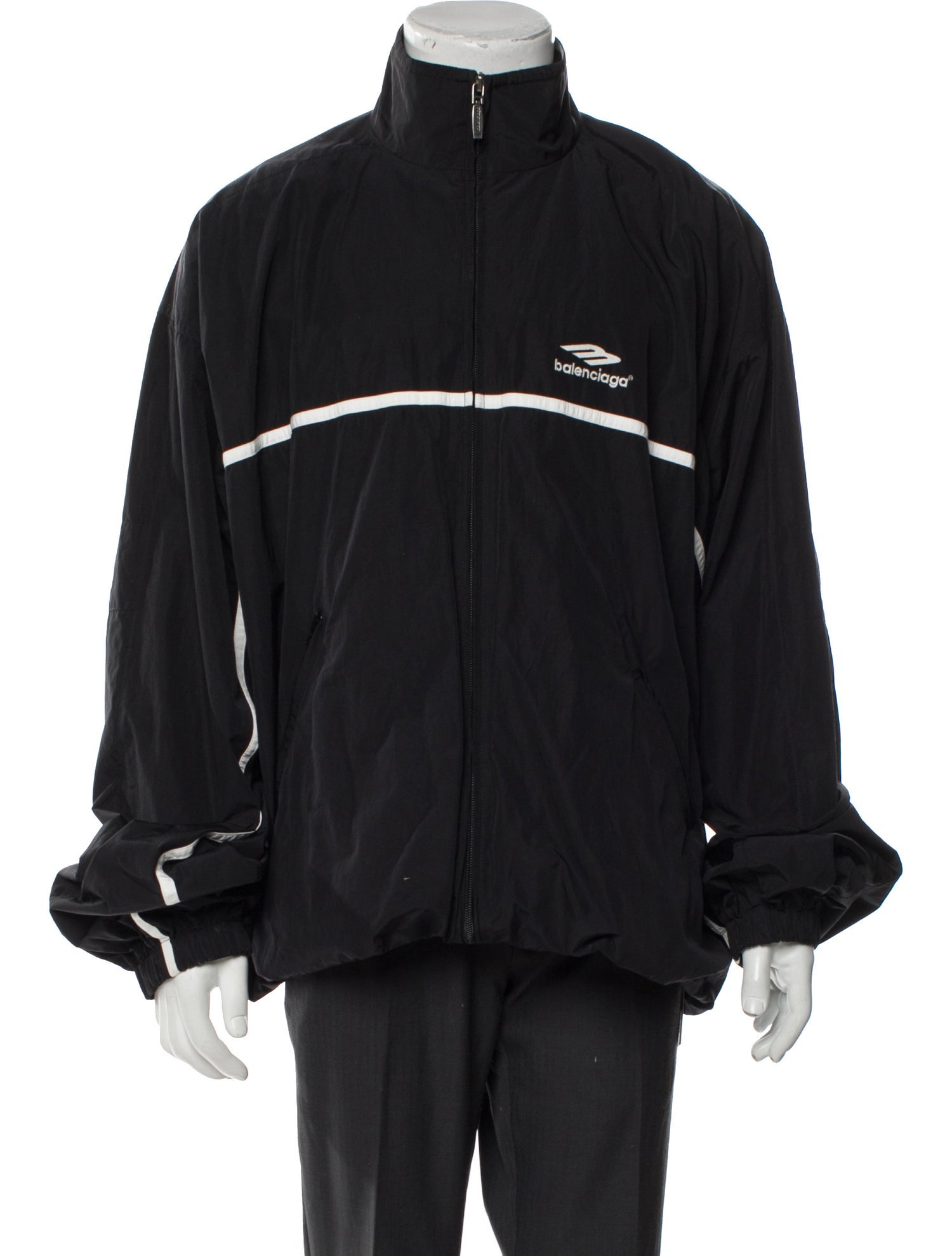 Balenciaga 2023 Striped Windbreaker