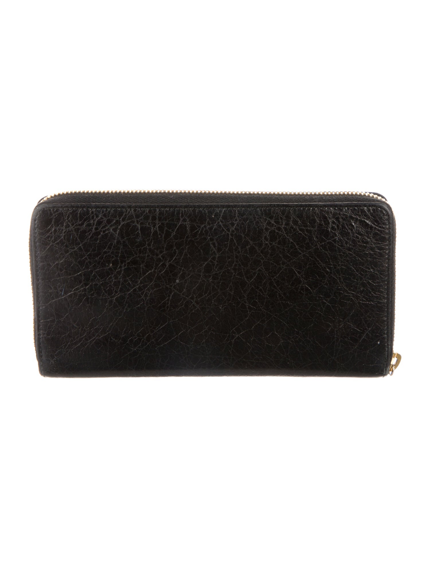 Balenciaga 2015 Motocross Giant Continental Zip Around Continental Wallet