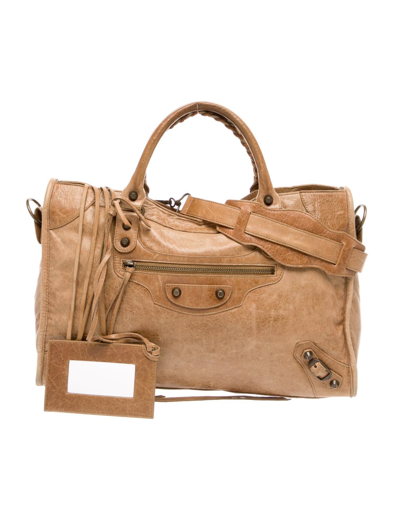 Balenciaga Leather Motocross Classic City