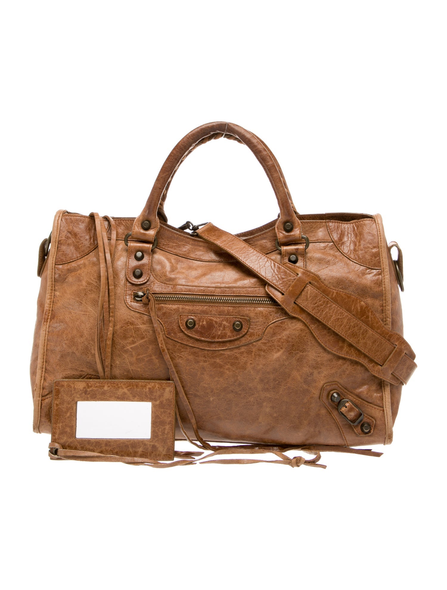 Balenciaga Leather Motocross Classic City