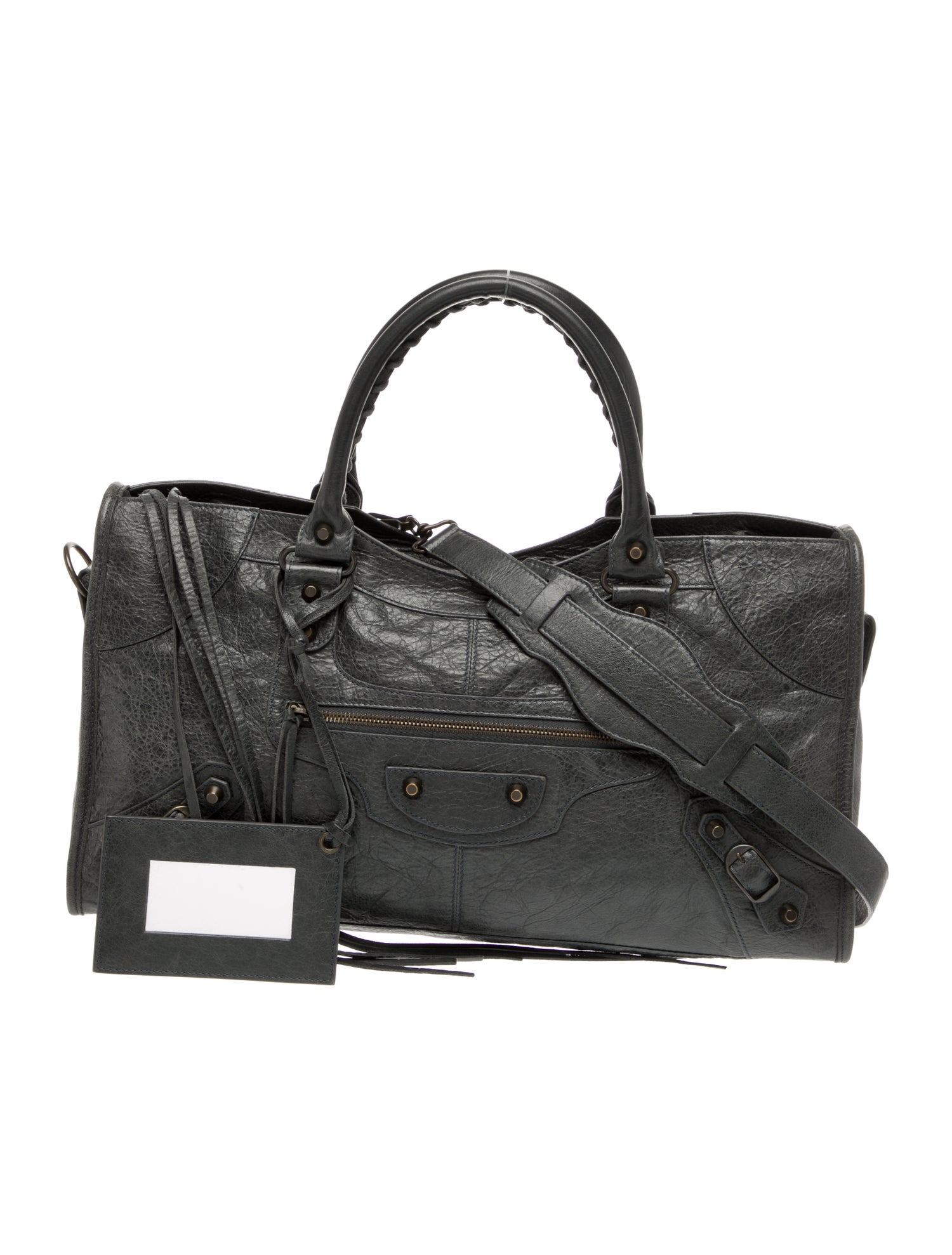 Balenciaga Leather Motocross Classic City