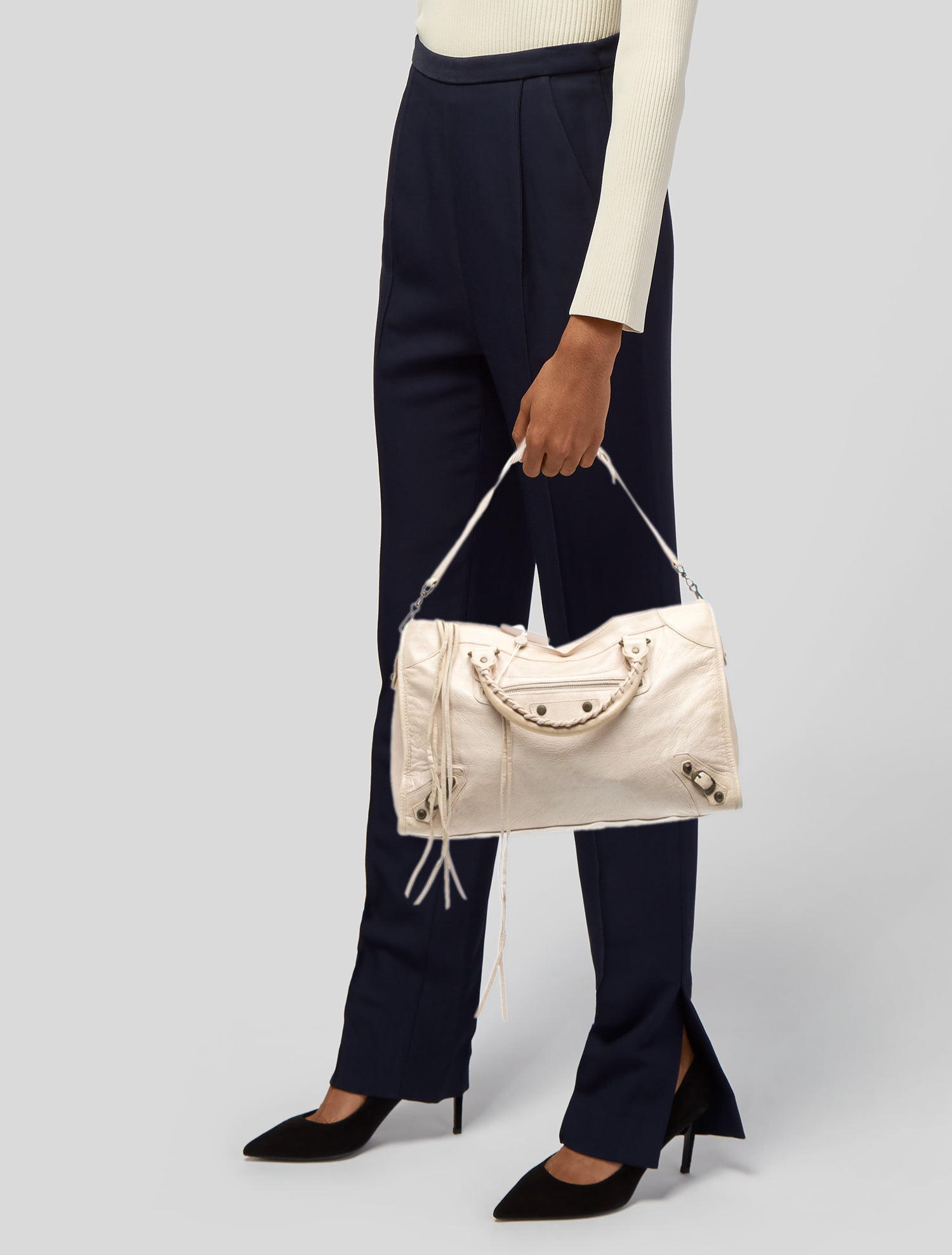 Balenciaga Leather Motocross Classic City