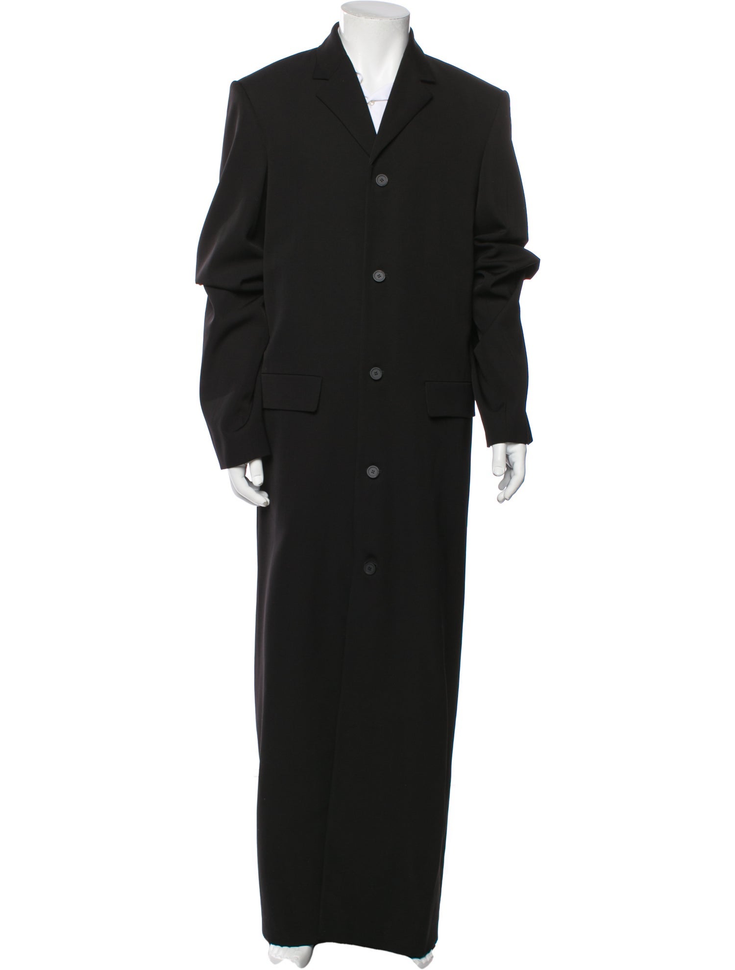 Balenciaga 2022 Wool Trench Coat