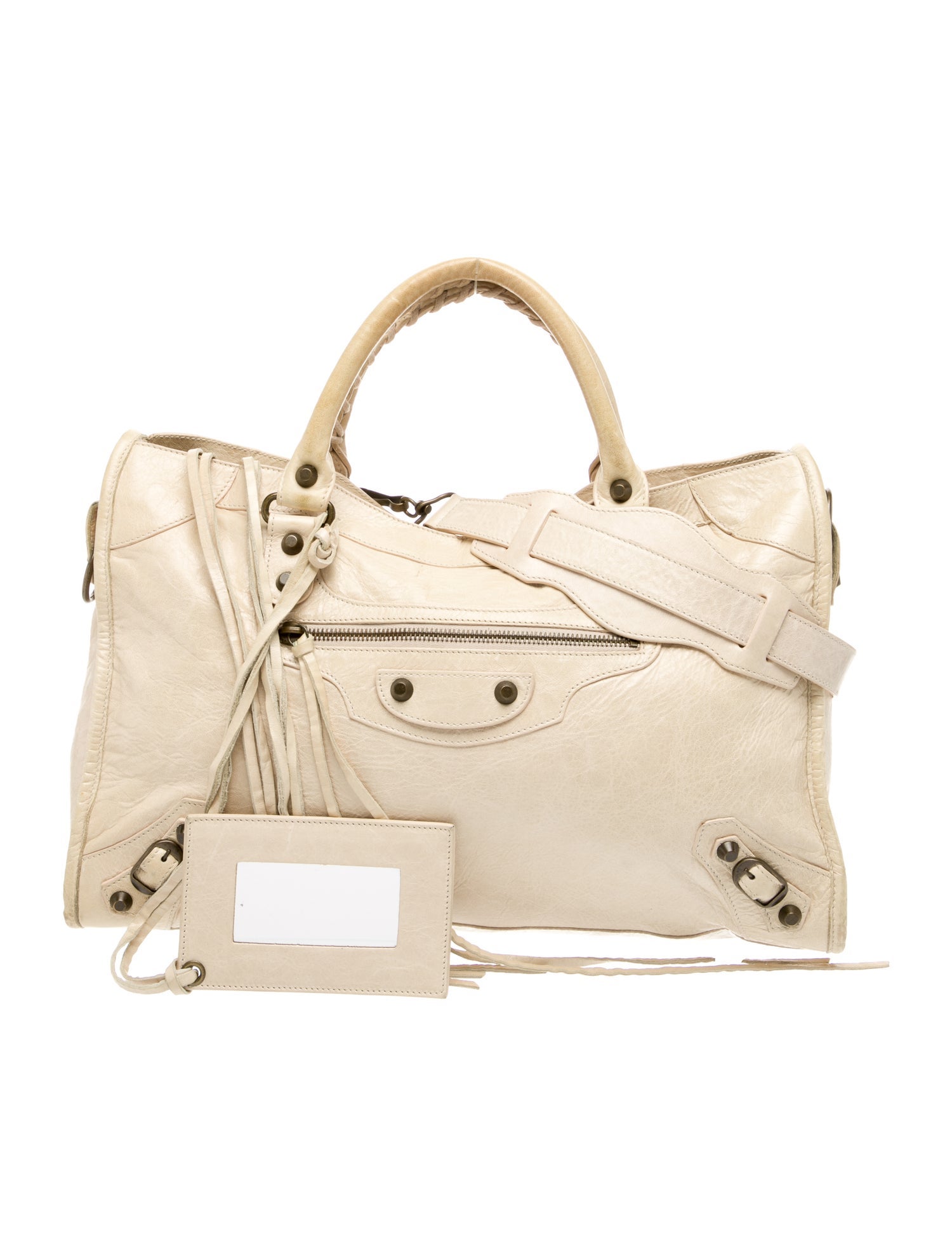 Balenciaga Leather Motocross Classic City