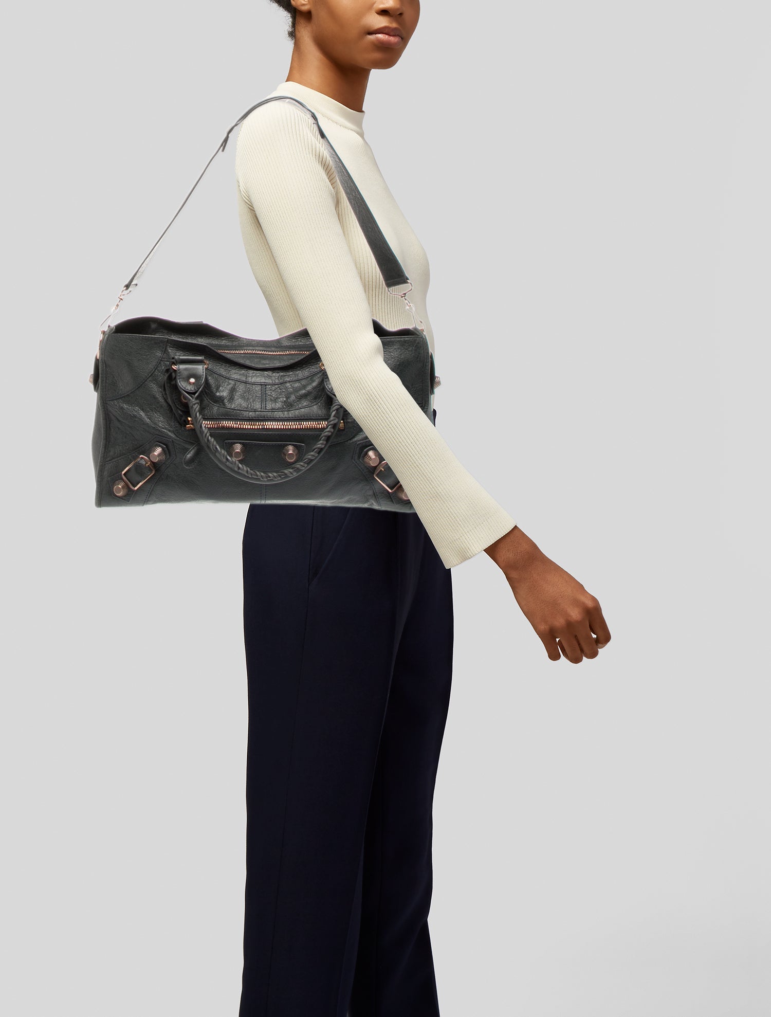 Balenciaga Leather Motocross City Giant