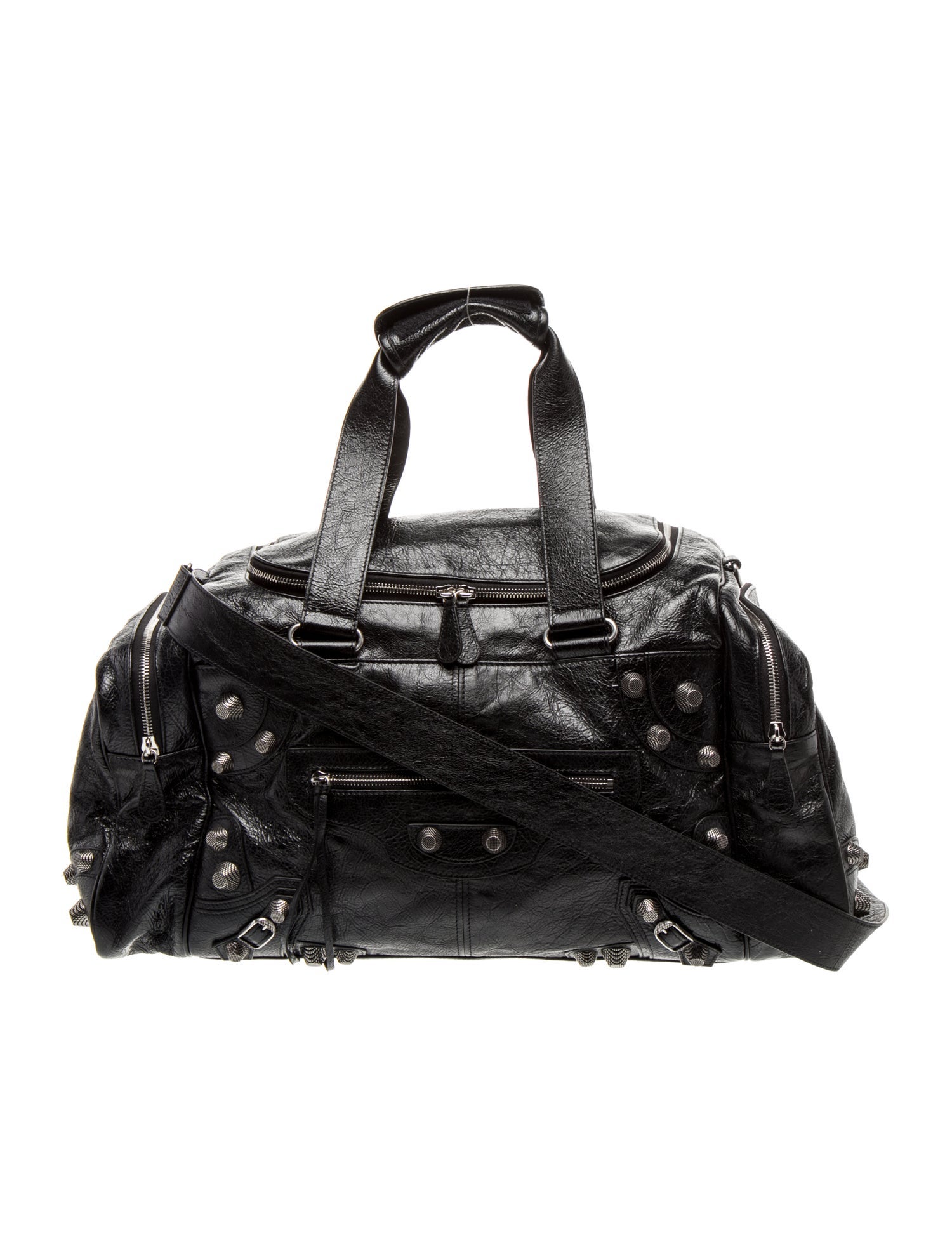 Balenciaga Leather Le Cagole Gym Bag