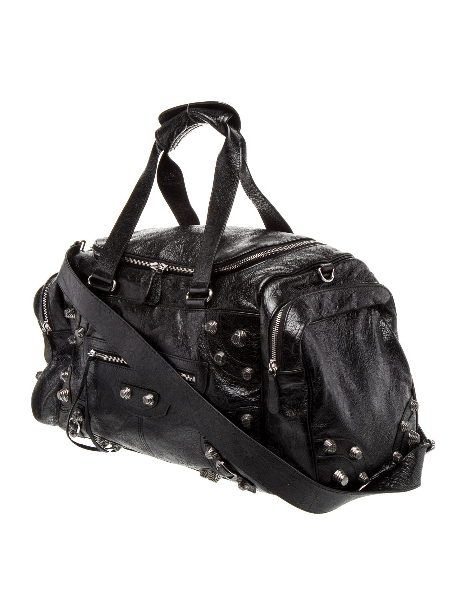 Balenciaga Leather Le Cagole Gym Bag