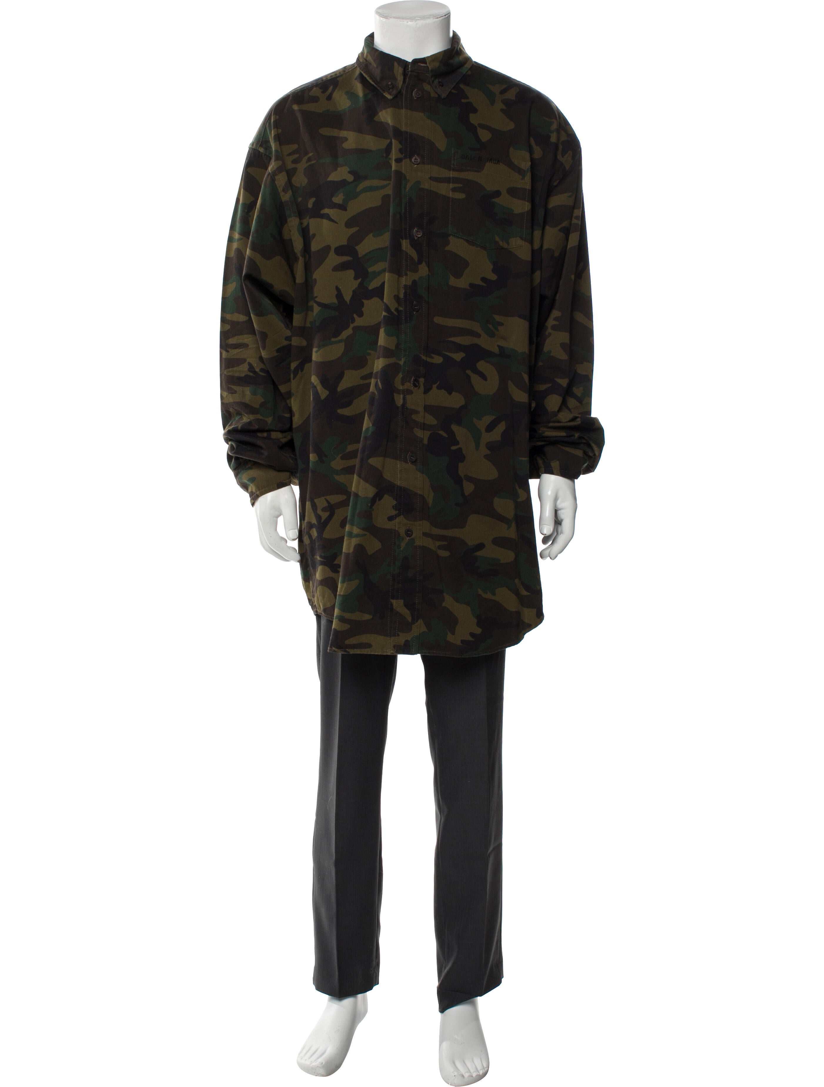 Balenciaga 2021 Printed Parka