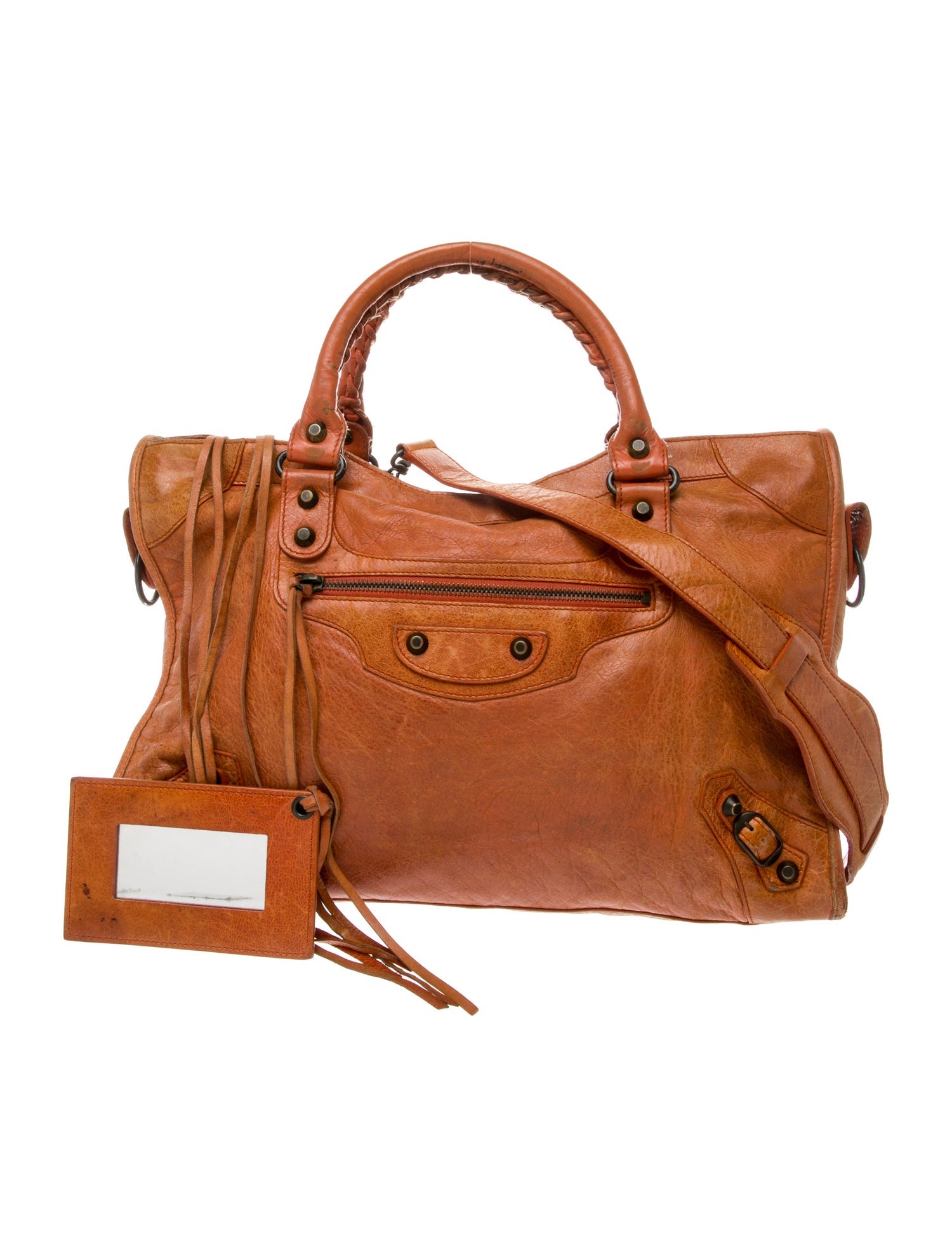 Balenciaga Leather Motocross Classic City