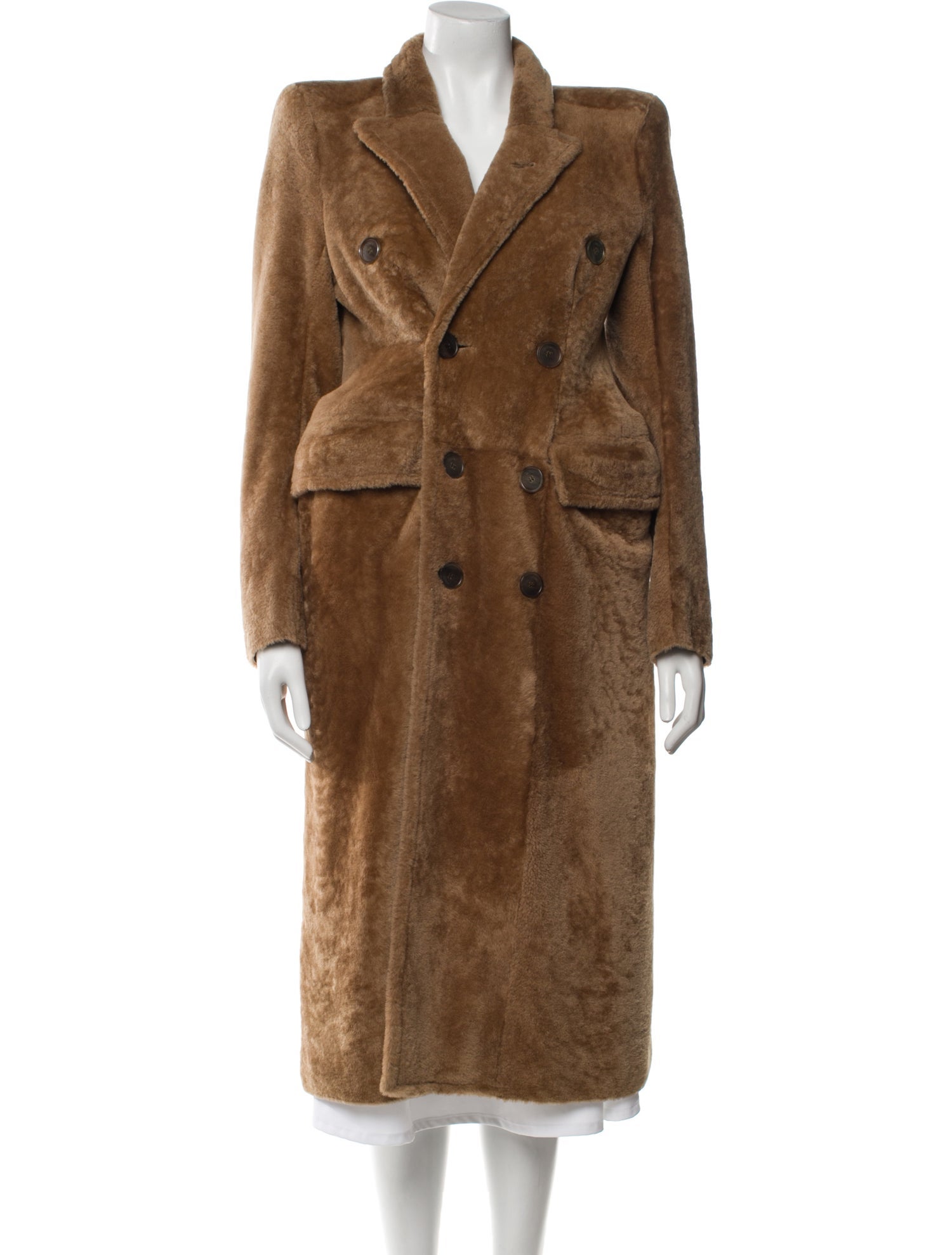 Balenciaga 2019 Lamb Leather Faux Fur Coat