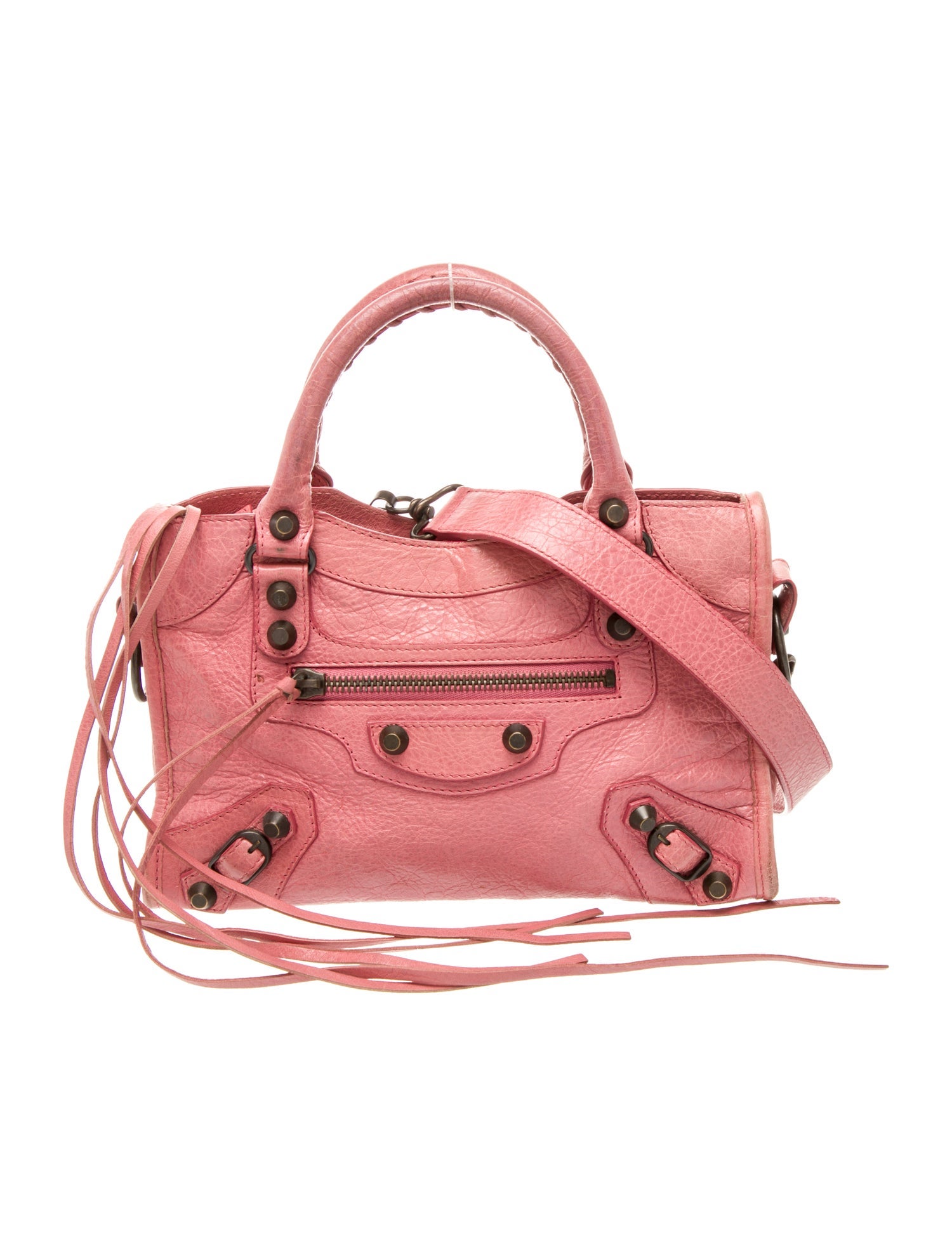 Balenciaga Leather Motocross Classic City