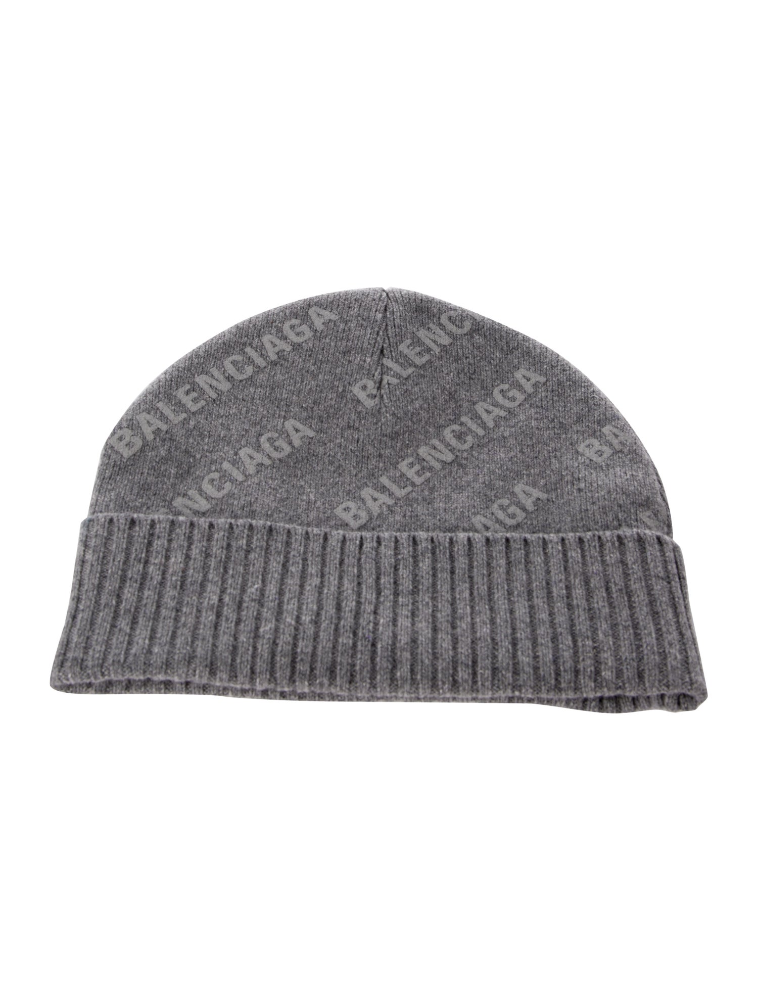 Balenciaga Logo Cashmere Knit Beanie w/Tags