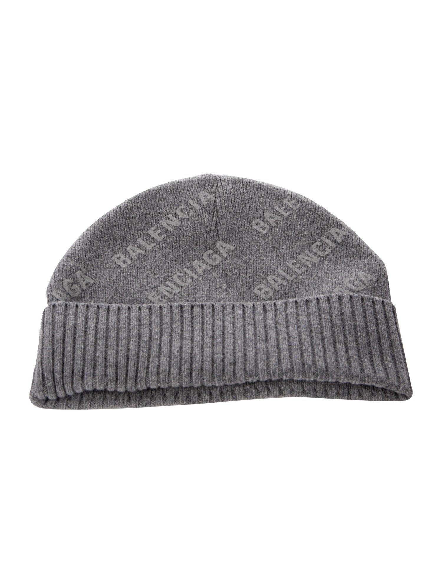 Balenciaga Logo Cashmere Knit Beanie w/Tags