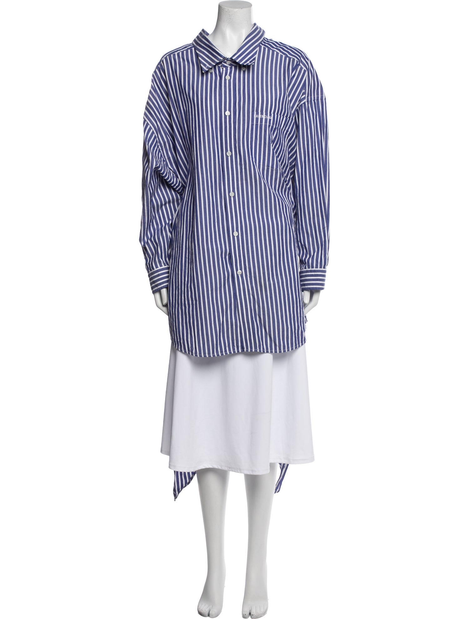 Balenciaga 2021 Striped Tunic