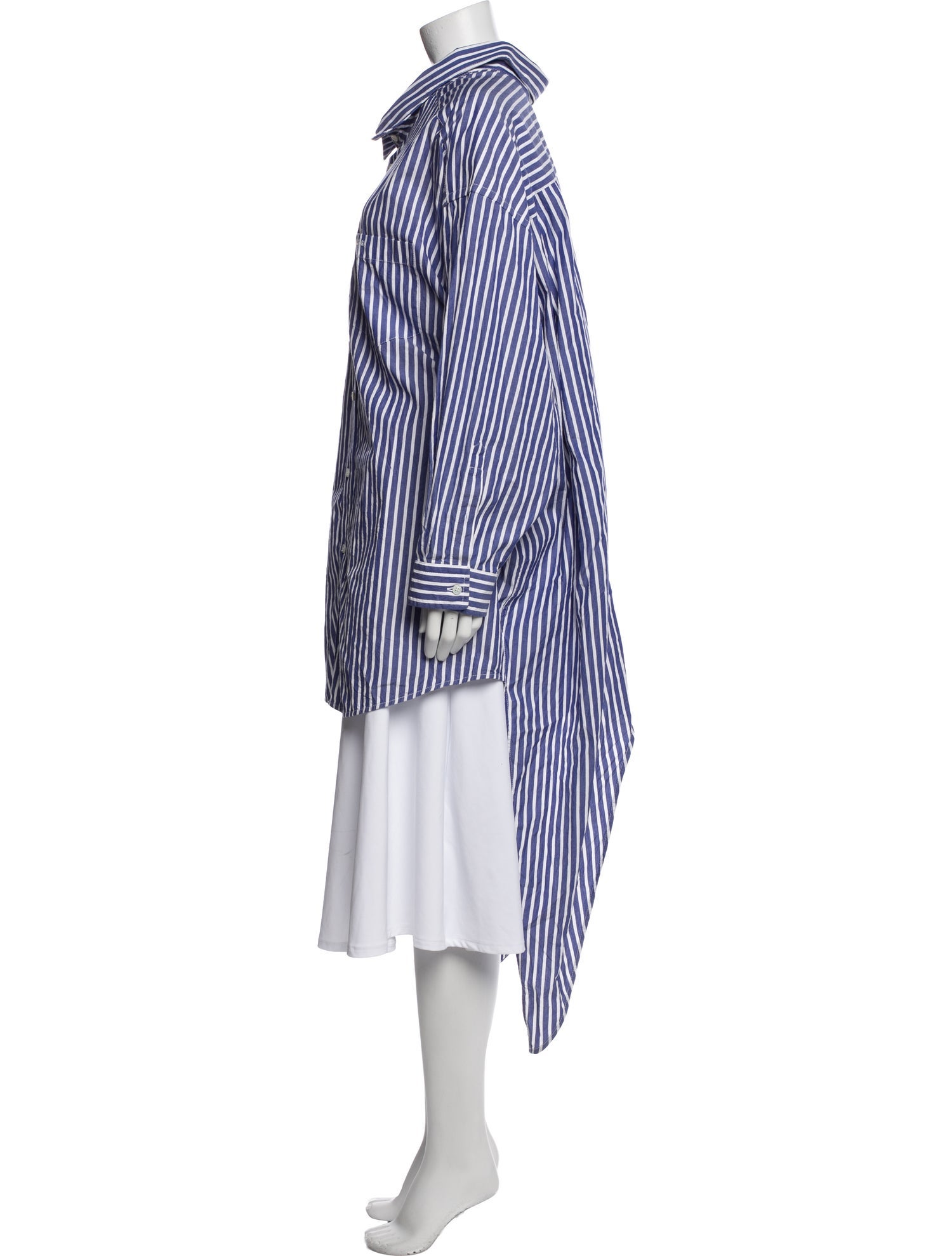 Balenciaga 2021 Striped Tunic