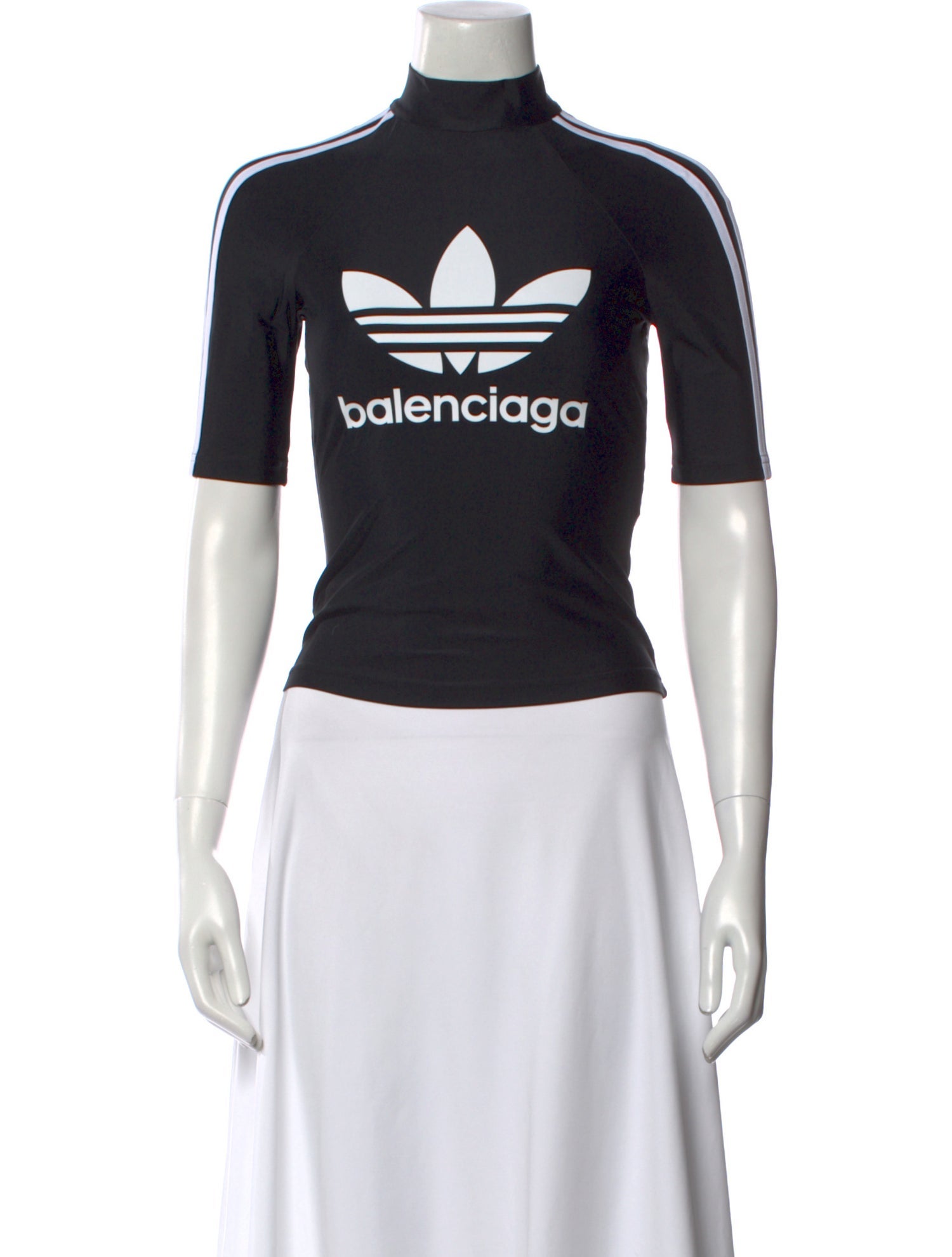 Balenciaga x adidas 2023 Graphic Print Crop Top w/ Tags