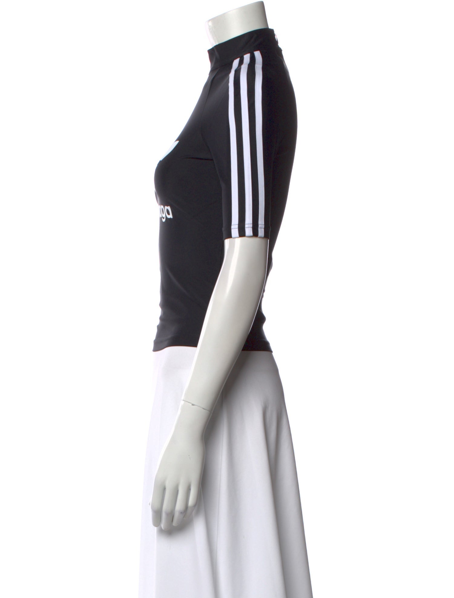 Balenciaga x adidas 2023 Graphic Print Crop Top w/ Tags