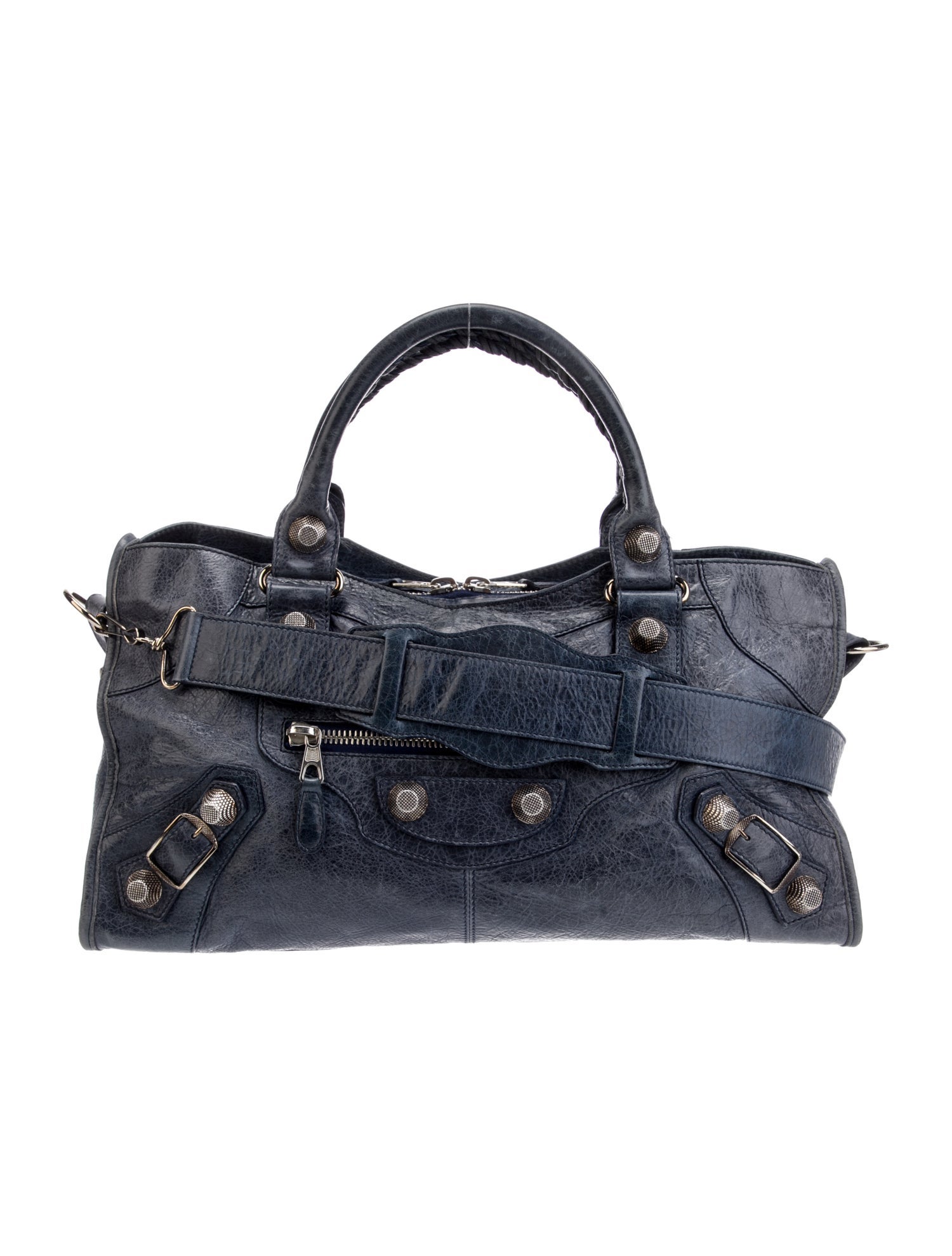 BALENCIAGAバッグ Balenciaga Motocross Giant Covered Brogues City Bag - Purple