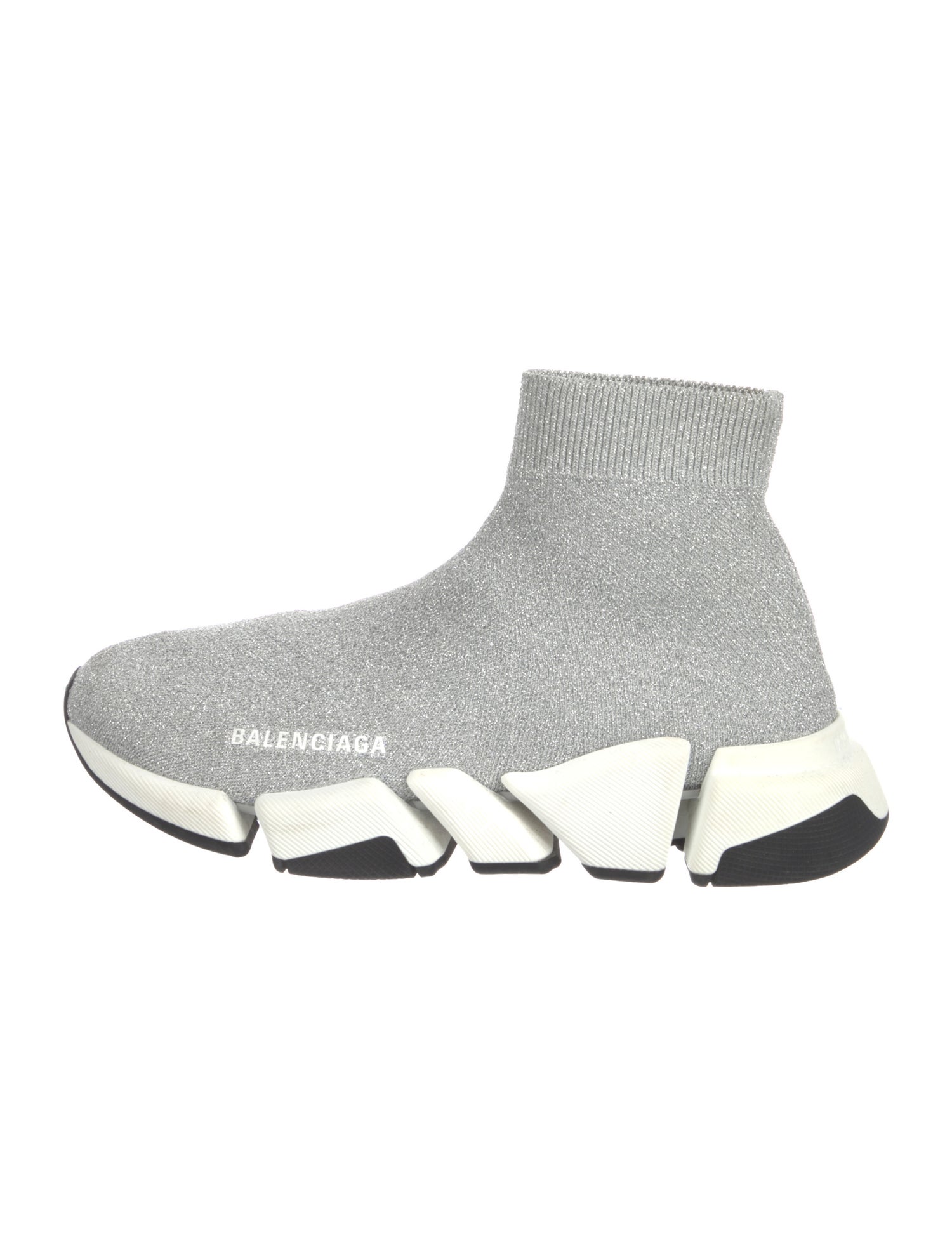 Balenciaga Speed Trainer 'Glitter' Sock Sneakers