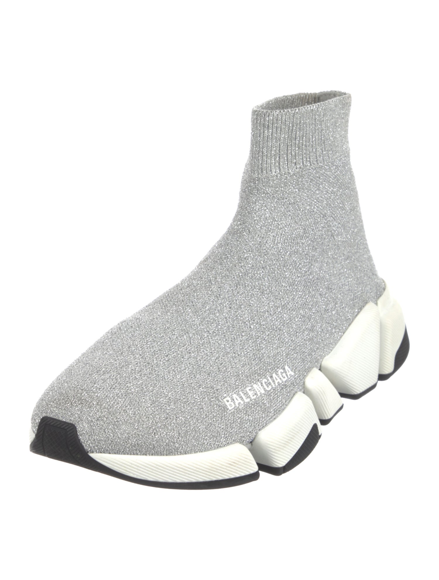 Balenciaga Speed Trainer 'Glitter' Sock Sneakers