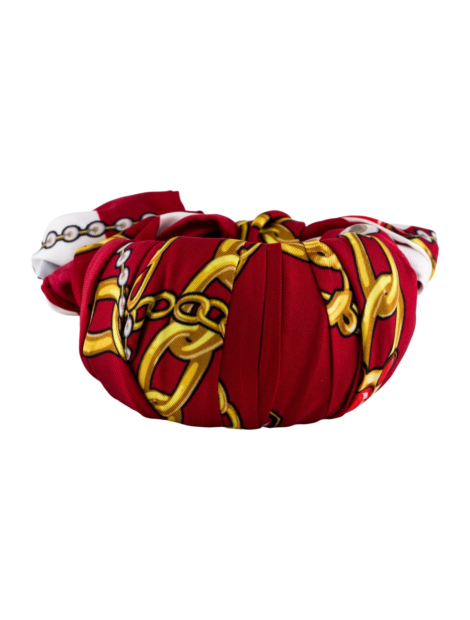 Balenciaga SIlk Scarf Twill Cuff Bracelet
