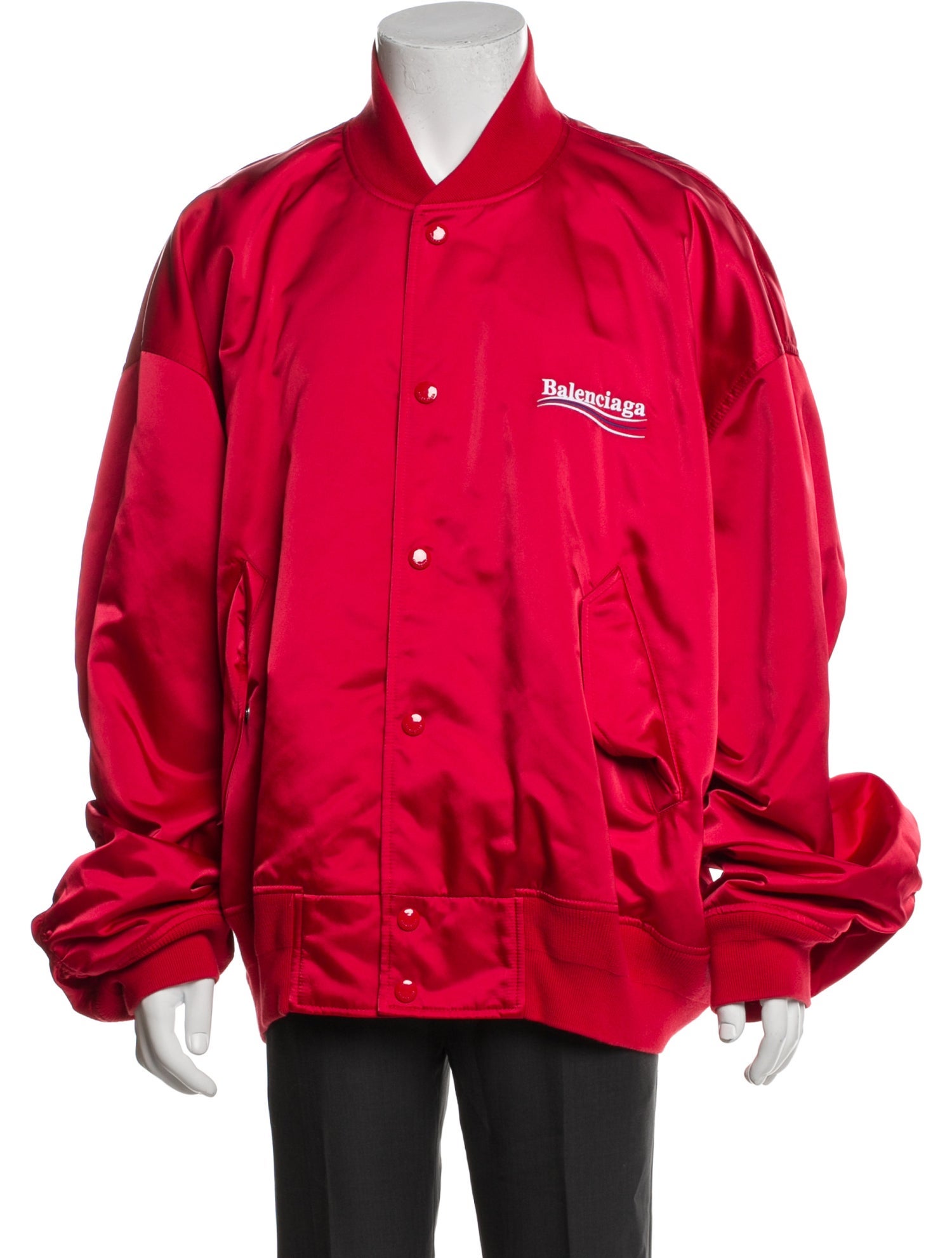 Balenciaga Graphic Print Windbreaker