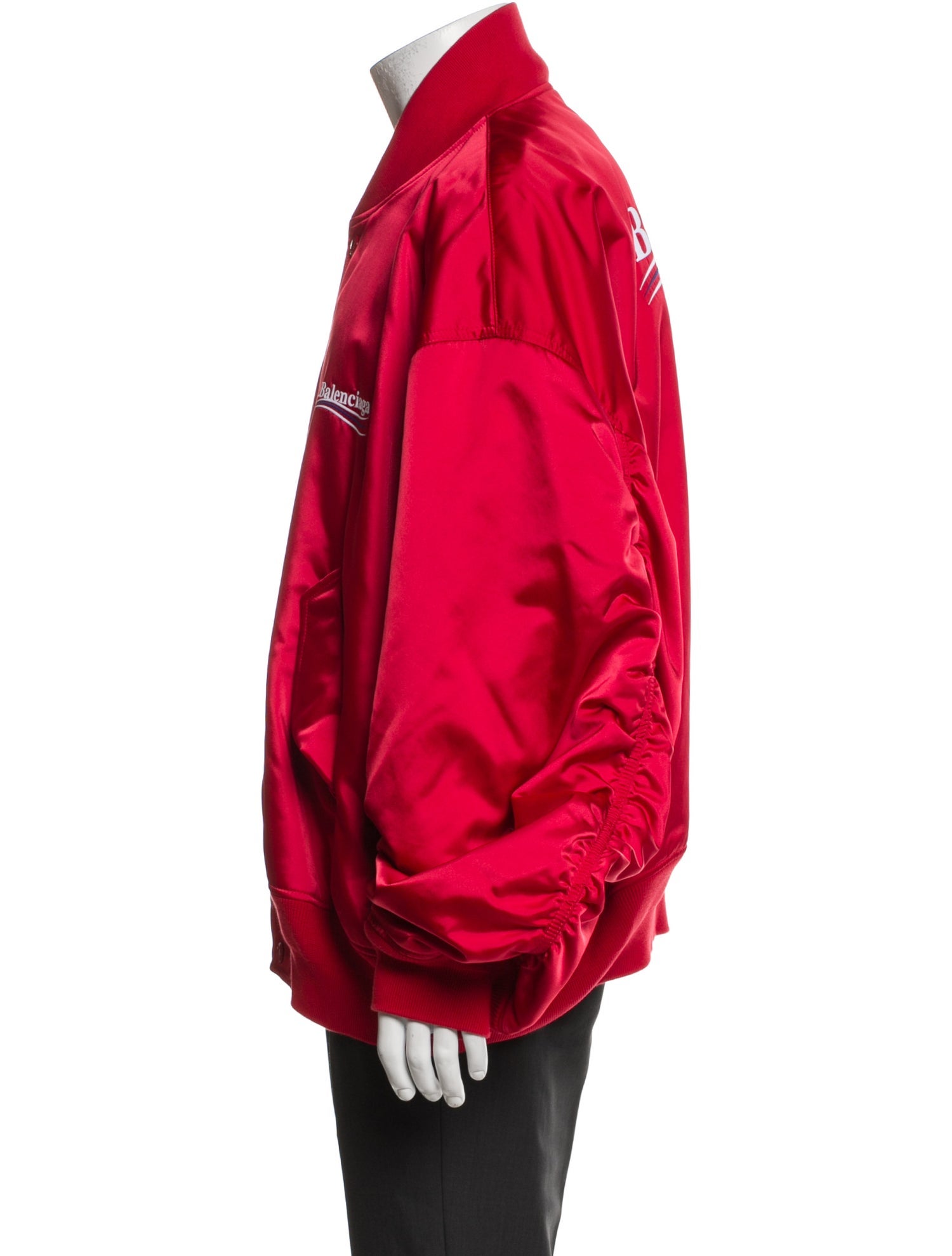 Balenciaga Graphic Print Windbreaker